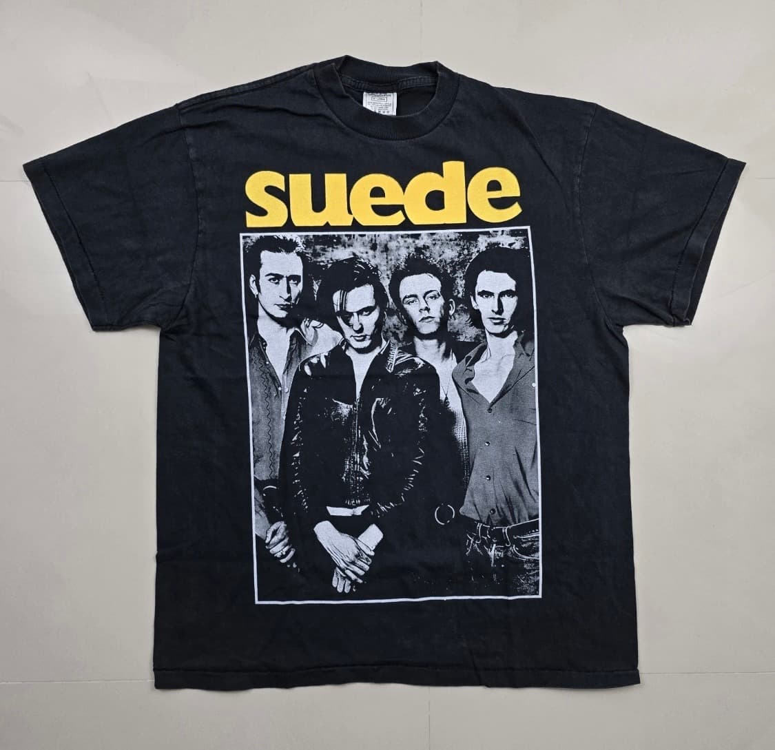 (rep) 빈티지 스웨이드 밴드 티셔츠 상품이미지1