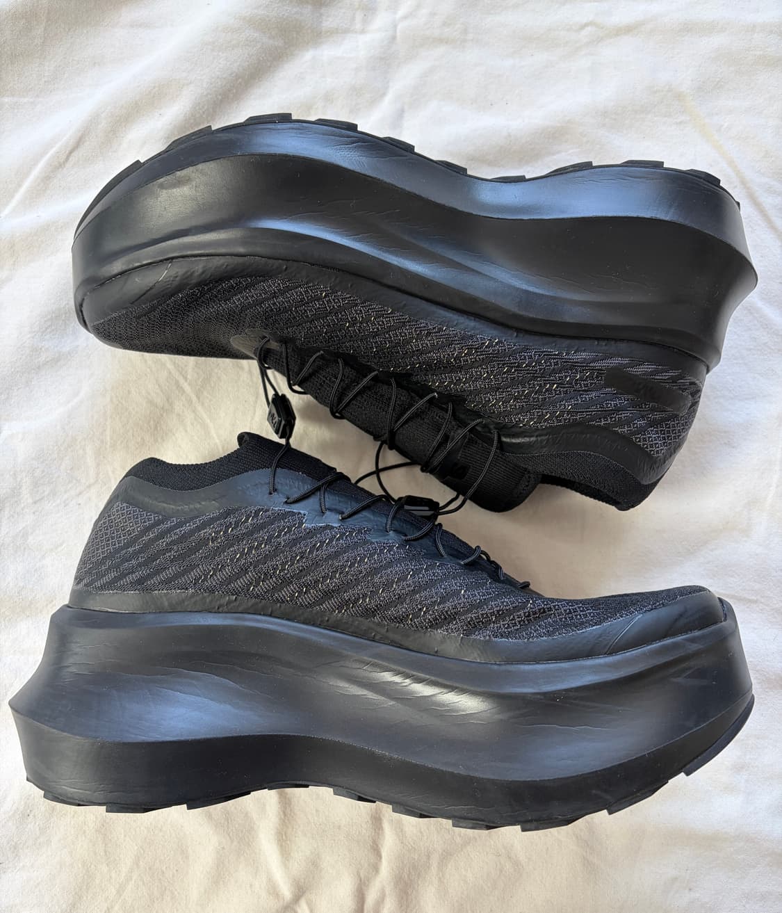 살로몬 x 꼼데가르송 옴므 펄사 플랫폼 블랙 CDG x Salomon 상품이미지4
