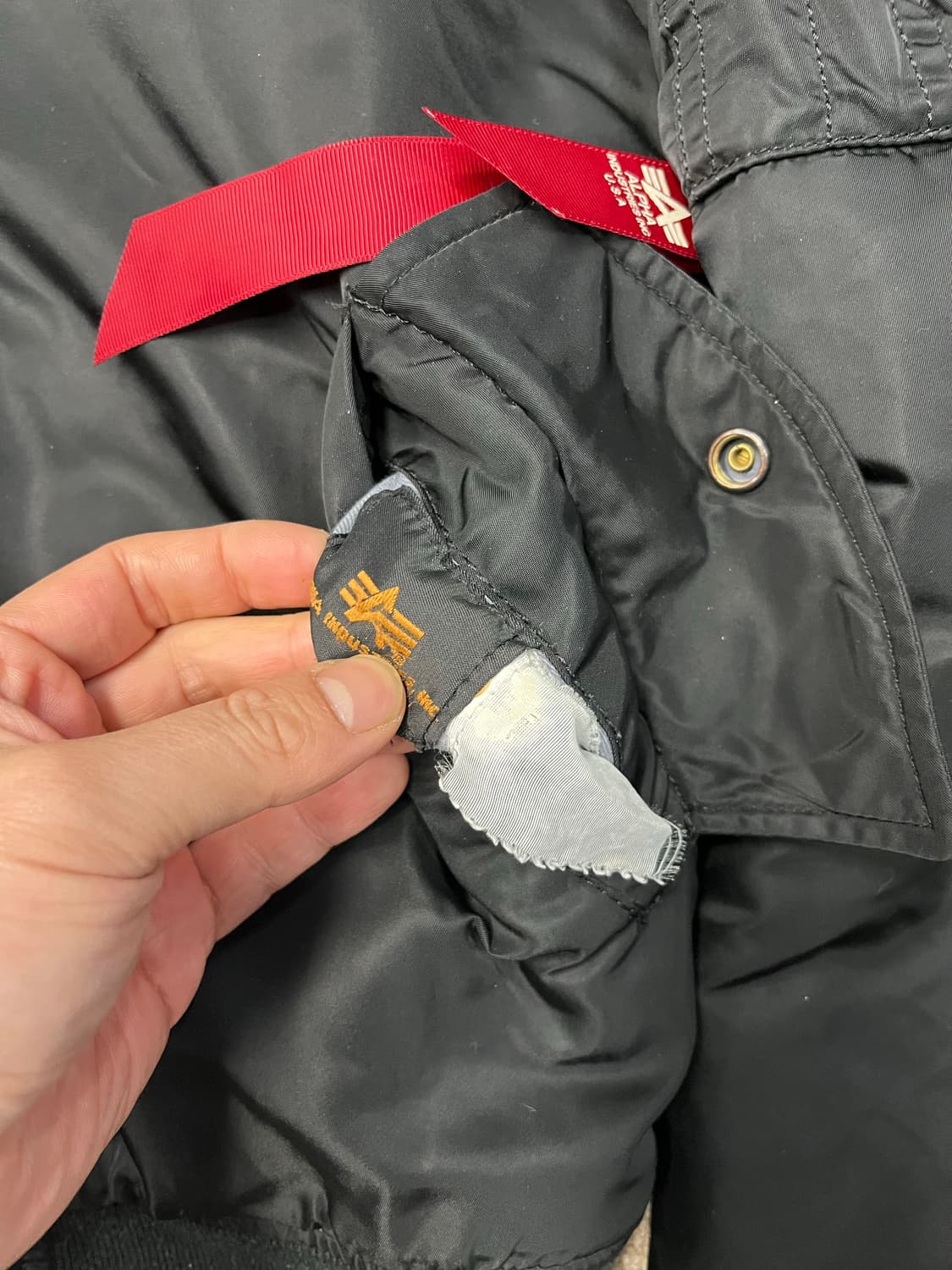  알파인더스트리 ma-1 항공자켓 상품이미지4