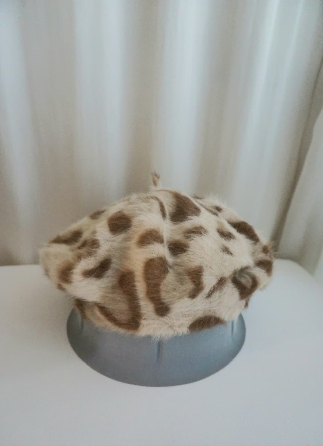 앙고라 레오파드 베레모 상품이미지1