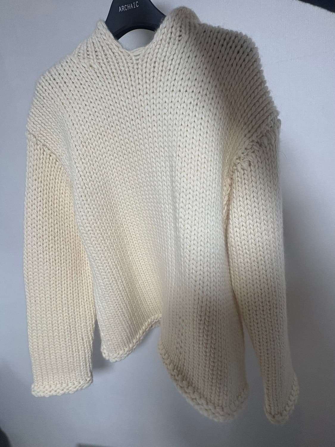 핸드메이드 벌키 헤비 니트 후드 Only fruit✨ 코위찬 얼바닉30 상품이미지4