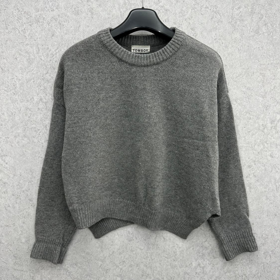 FREE 톰보이 여자 루즈핏 울 니트 상품이미지1