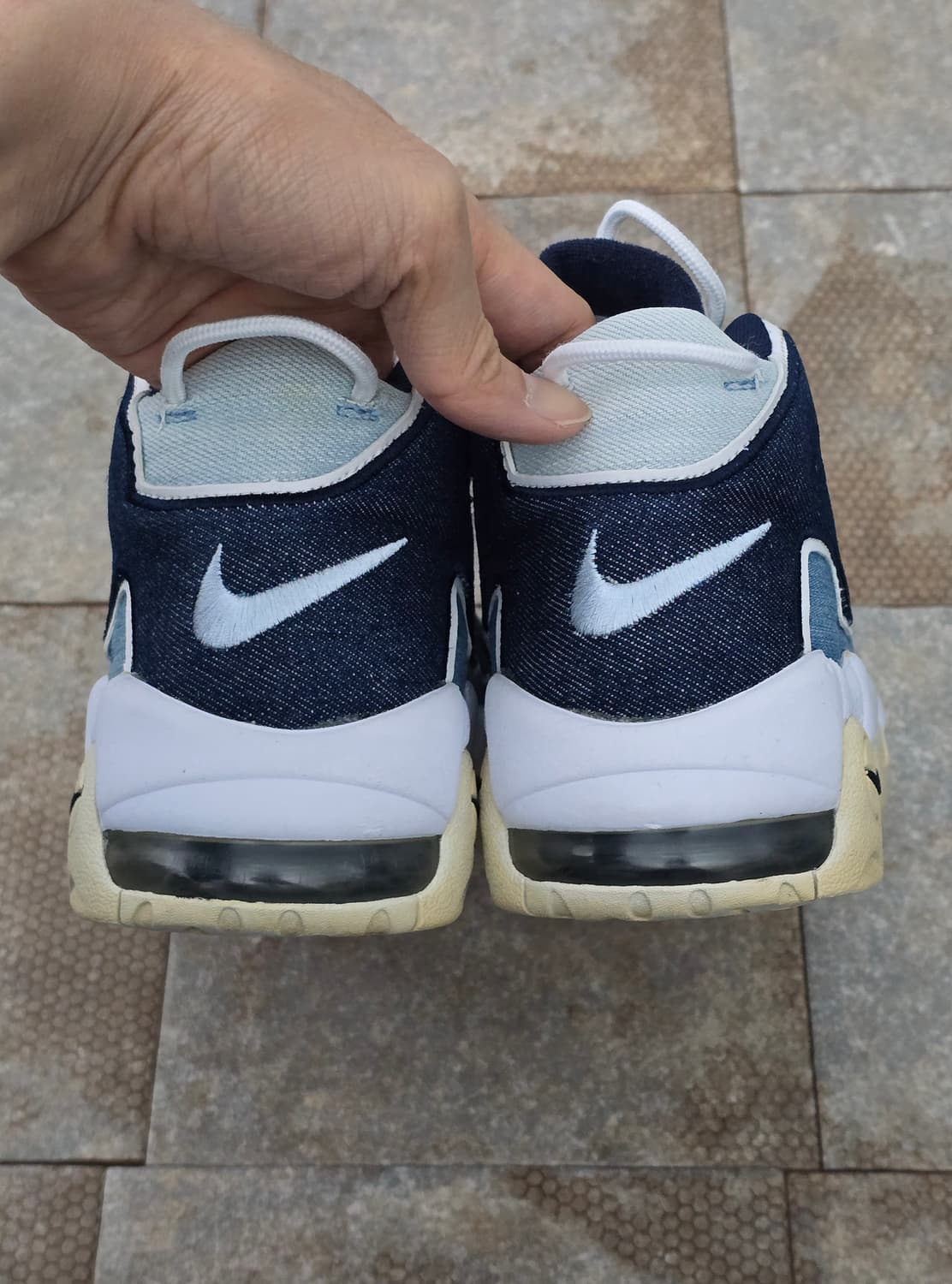 (260)나이키 에어 모어 업템포 96 데님 상품이미지7