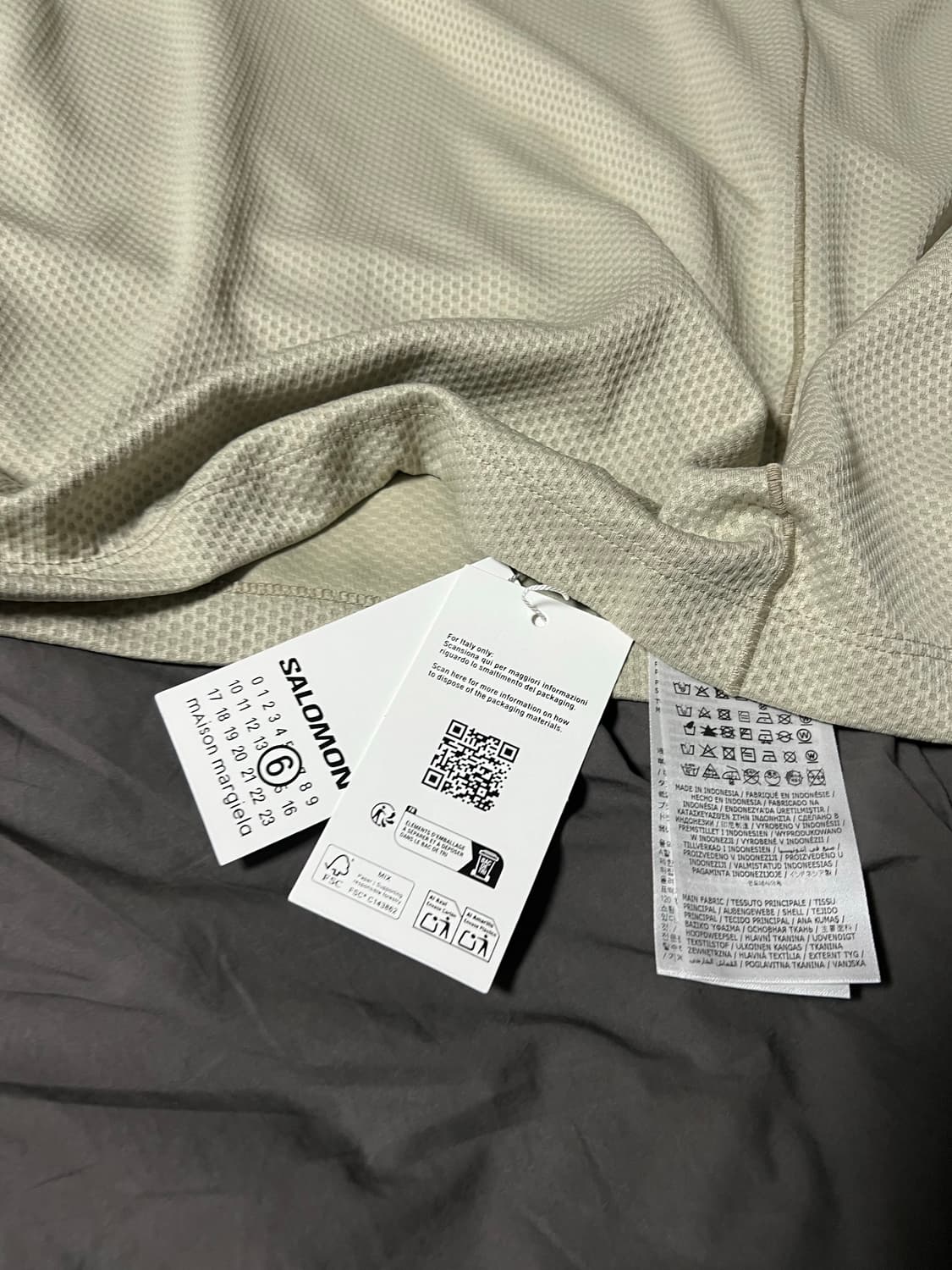 (L) 살로몬 MM6 콜라보 롱슬리브 새상품 상품이미지3