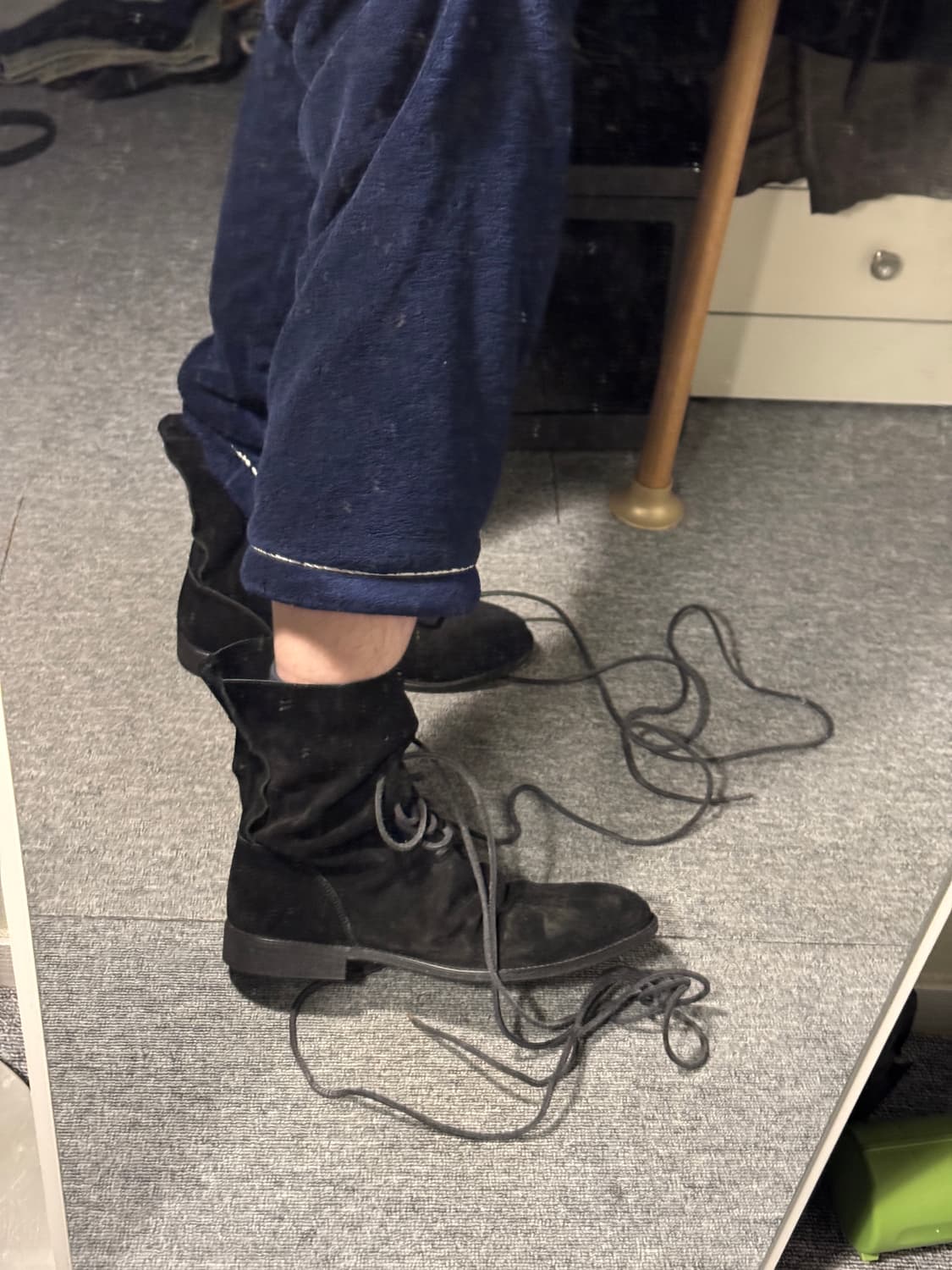 (275)스웨이드 드레이프 부츠 상품이미지10