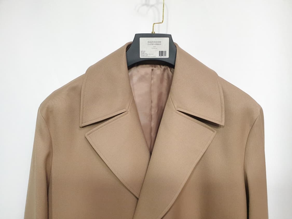 바쏘옴므 남성 울 트렌치 코트 베이지 95-97 상품이미지3