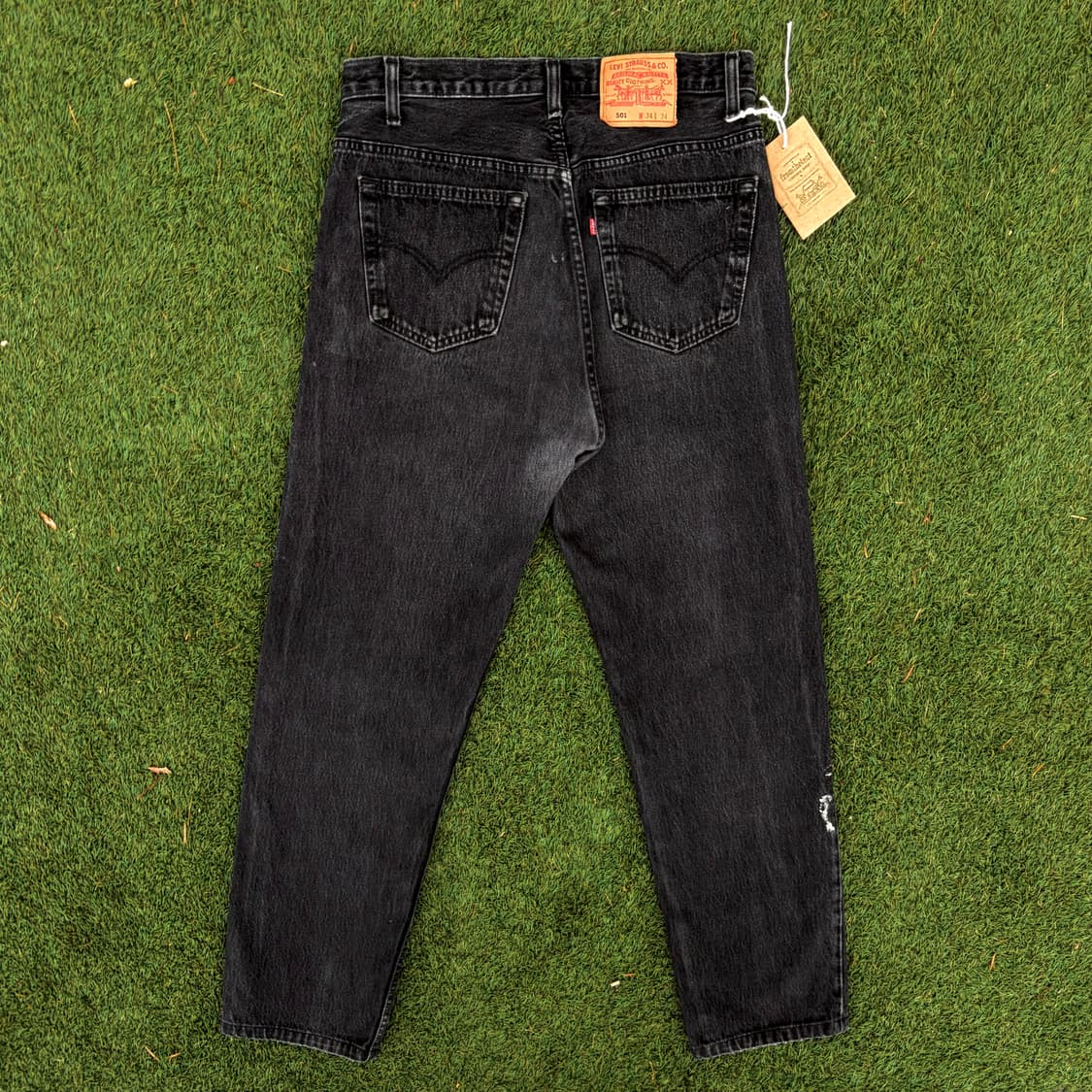 90s 리바이스 501 스트레이트 블랙진 made in CANADA  상품이미지4
