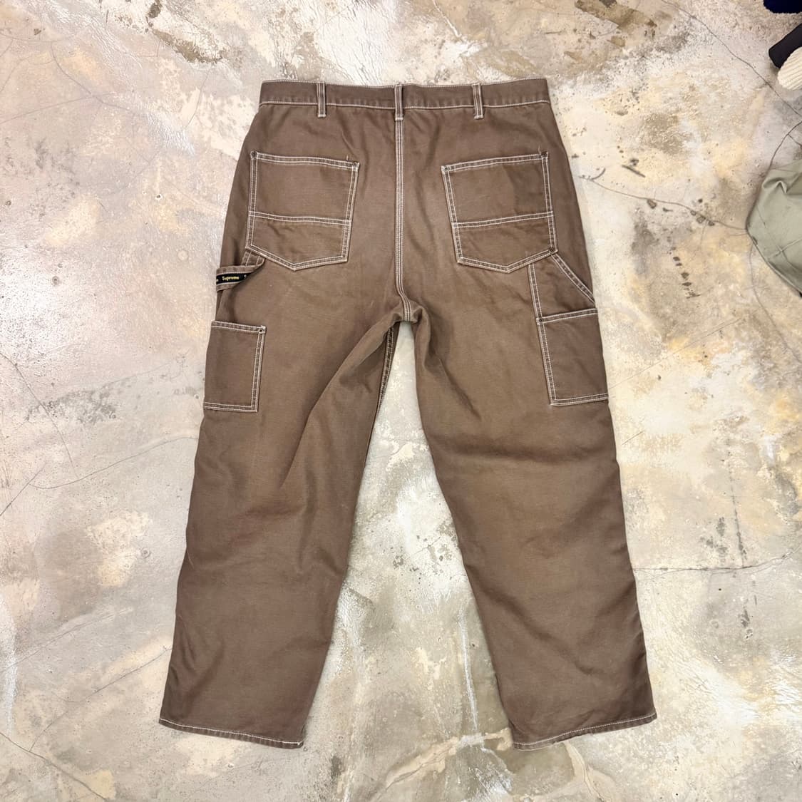 슈프림 더블니 페인터 팬츠 브라운 - 22SS 상품이미지2