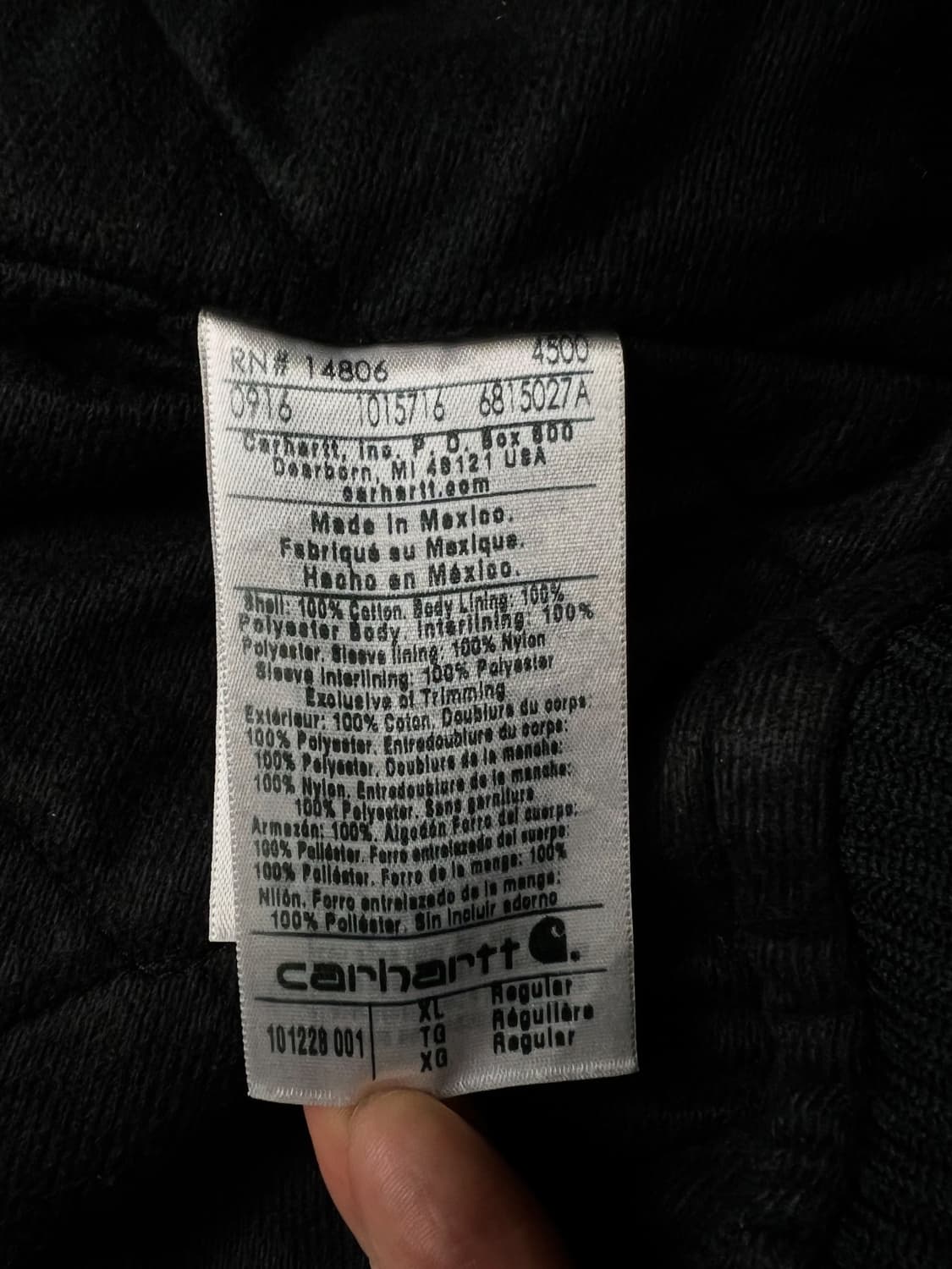 칼하트 뱅크스톤 워크 자켓 상품이미지6