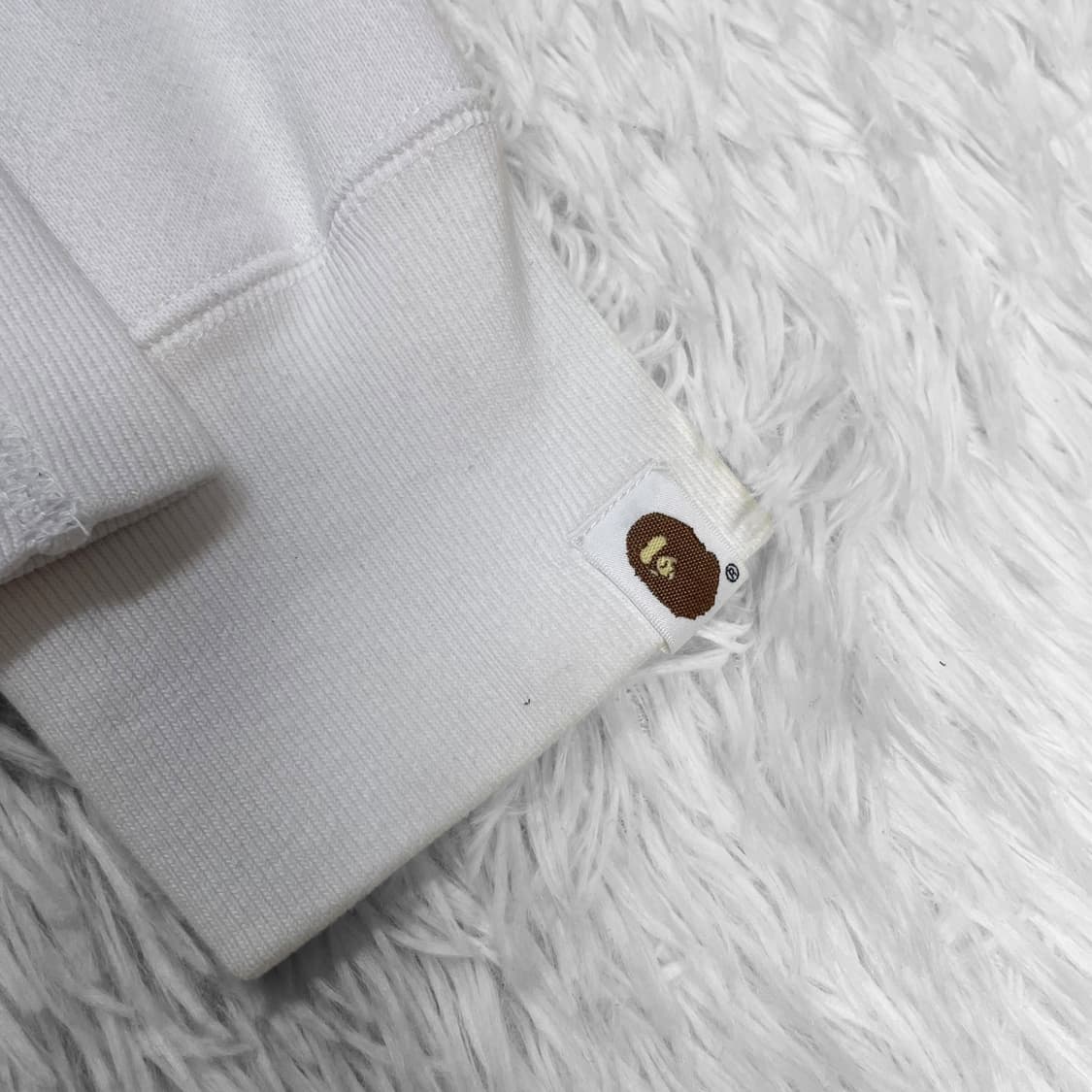 베이프 Bape 샤크 더블 지퍼 후드집업 화이트 상품이미지4