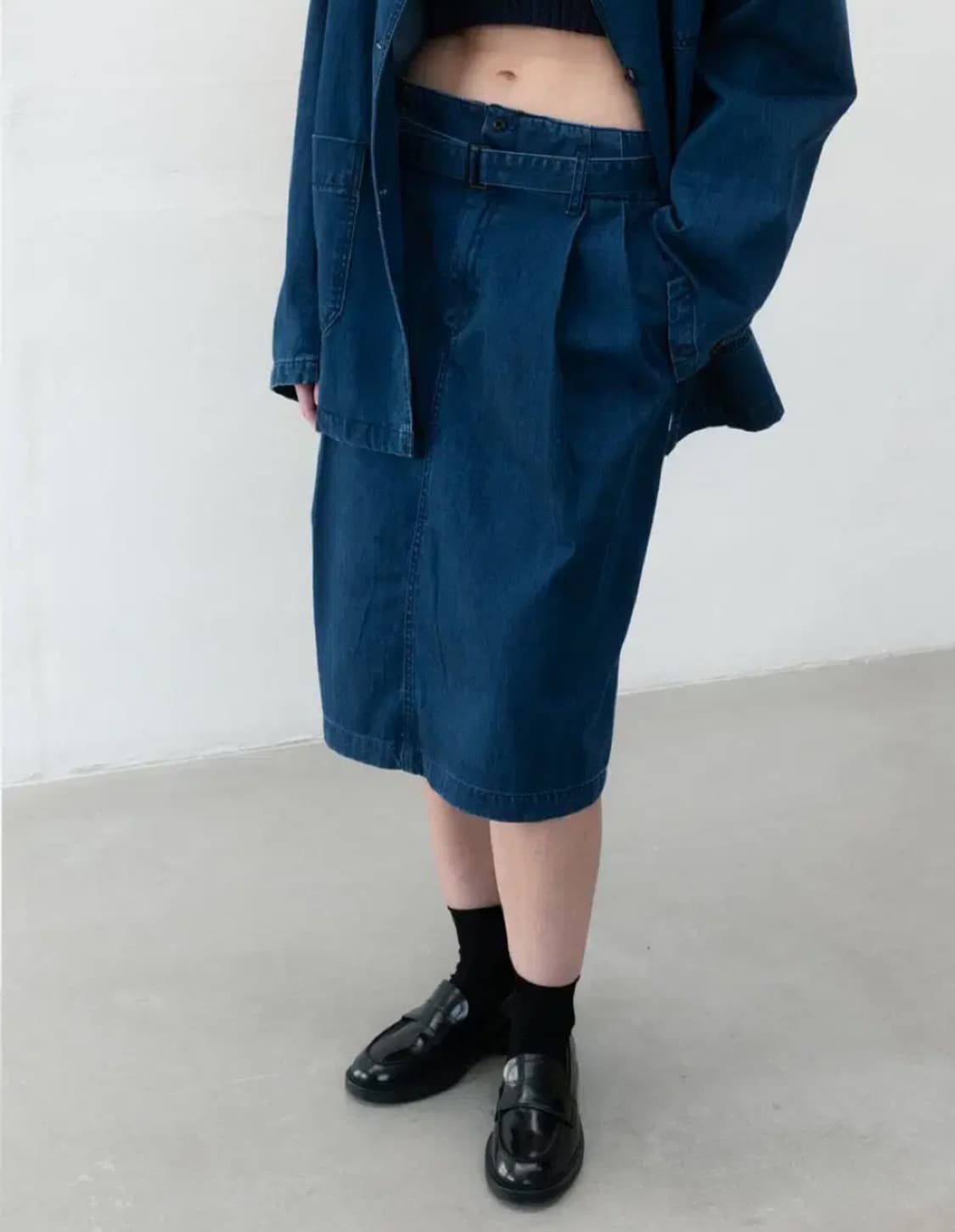 모노하 데님 스커트  상품이미지2