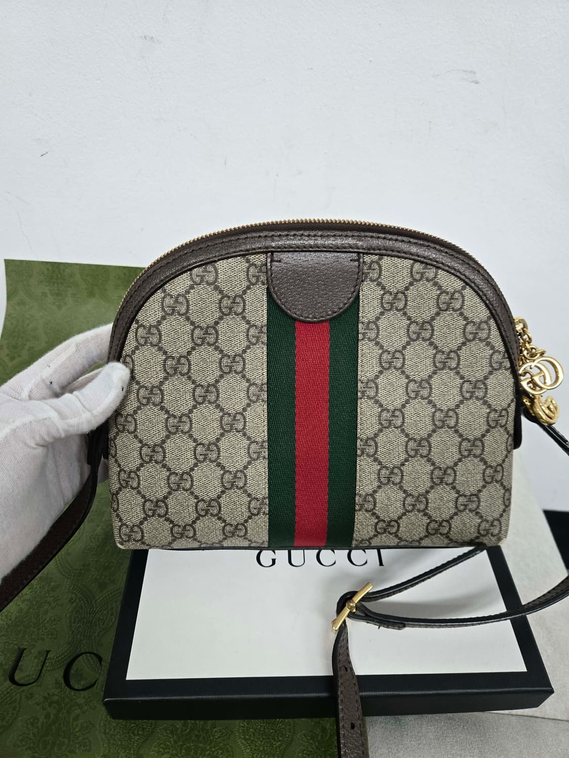 [보증서 정품] 구찌 오피디아 GG 돔 숄더백 상품이미지6