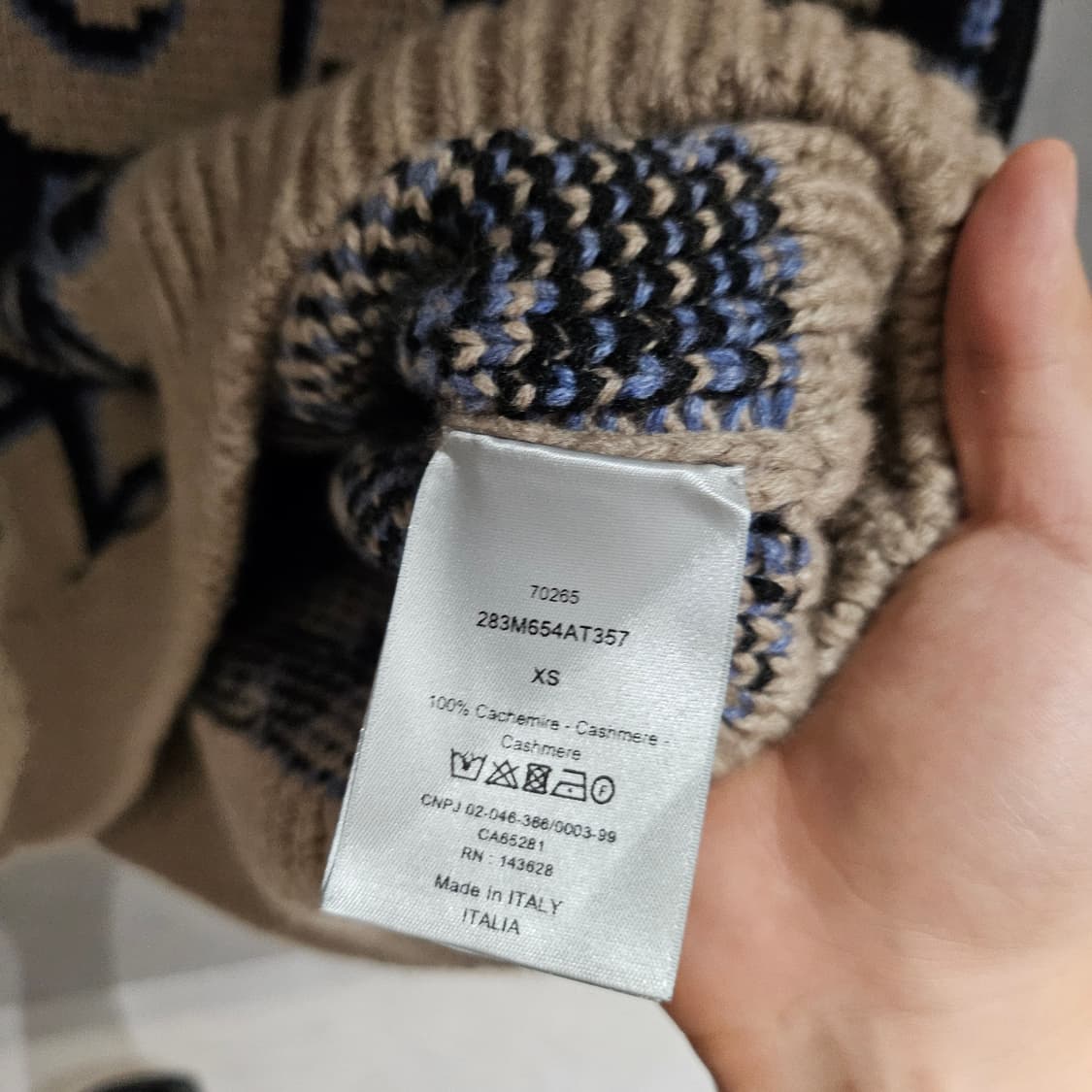 디올 x 캑터스 잭 오버사이즈 슬리브리스 스웨터 베스트 상품이미지3