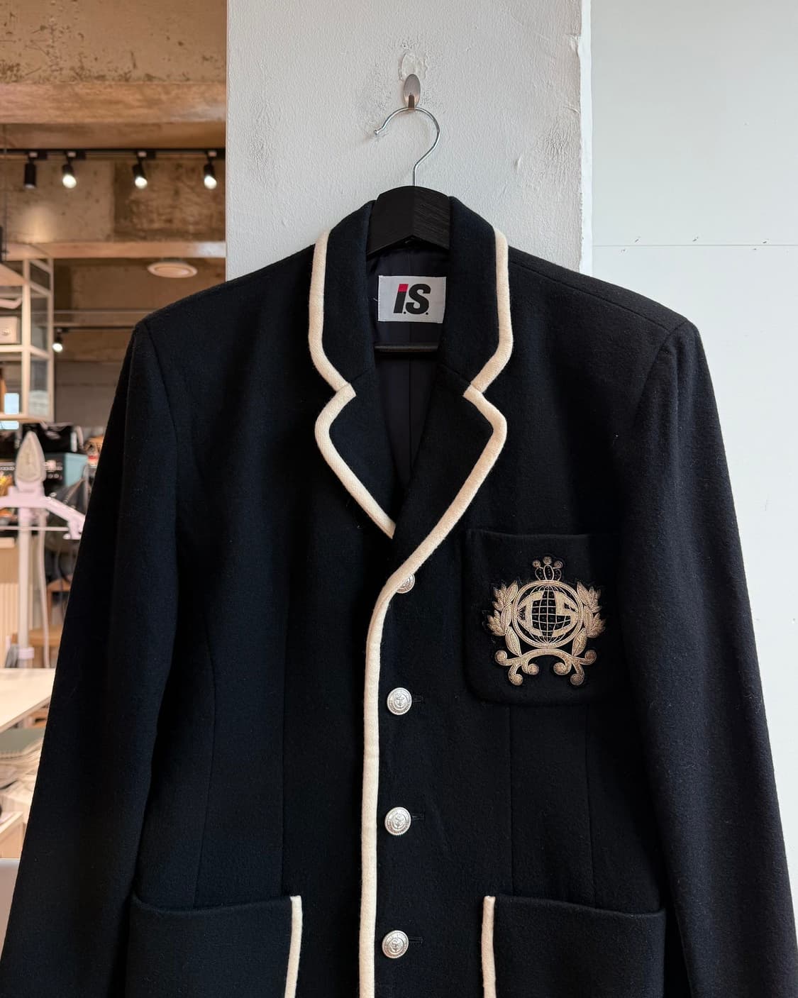 이세이미야케 80s 블랙 테일러드 블레이저 자켓 상품이미지3