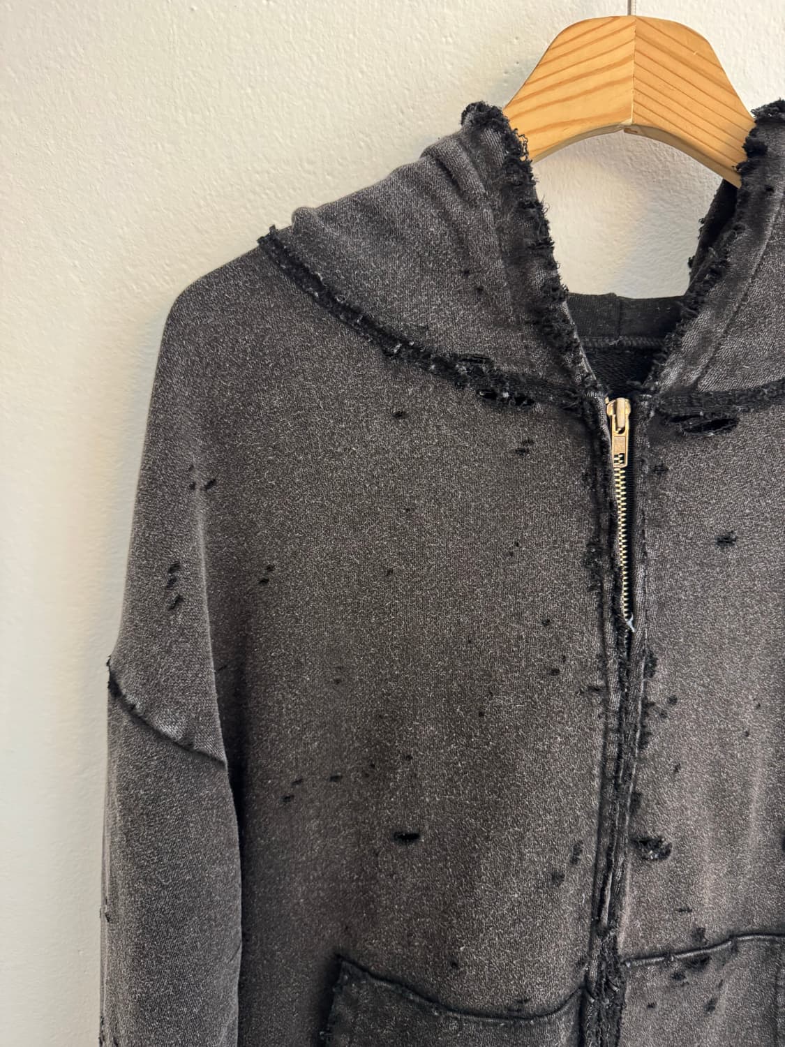 빈티지 커스텀 후드집업 상품이미지2