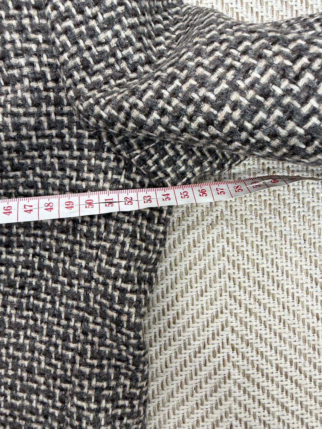 정품) TIME 타임옴므 24ss 헤링본 더블 브레스티드 자켓 100 상품이미지9