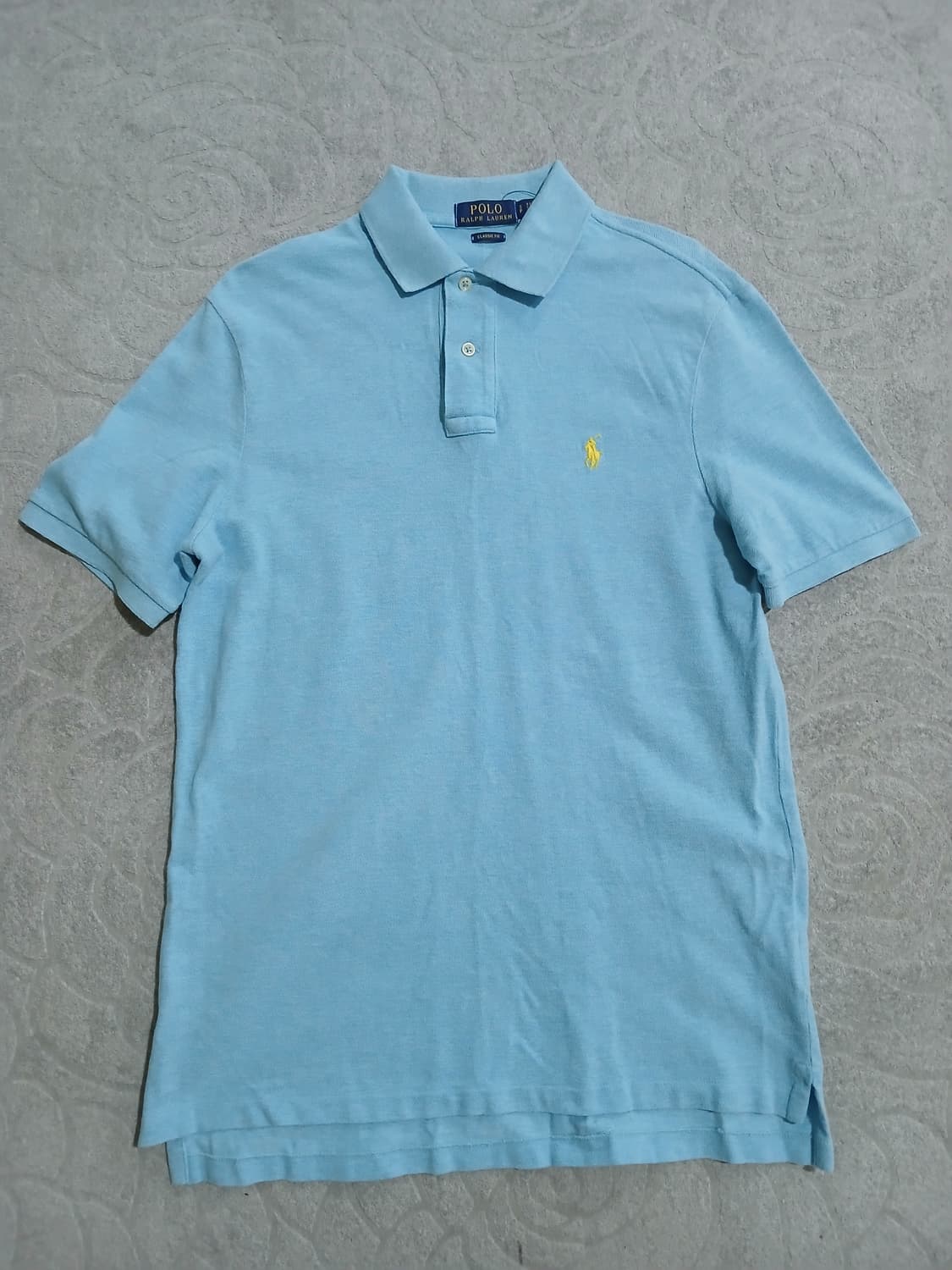 *폴로 스카이블루 반팔 카라티  상품이미지1