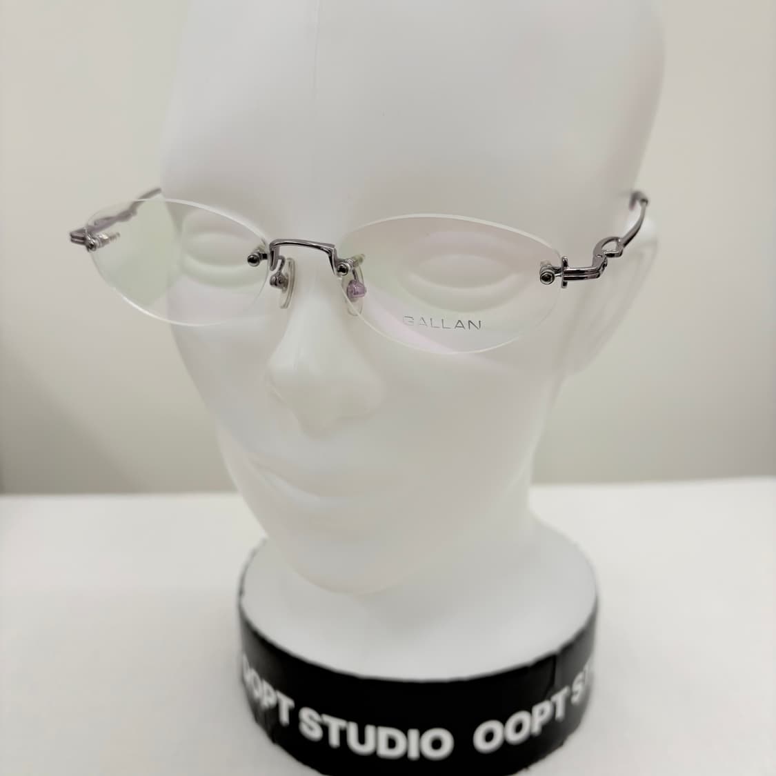 GALLAN 겔랑 퍼플 오벌 빈티지 무테 상품이미지5