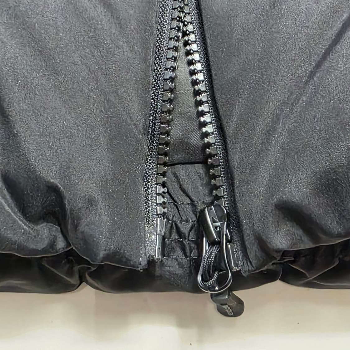 0798 카파 Kappa 구스다운 패딩 조끼 베스트 블랙 M 후드 공용 상품이미지7