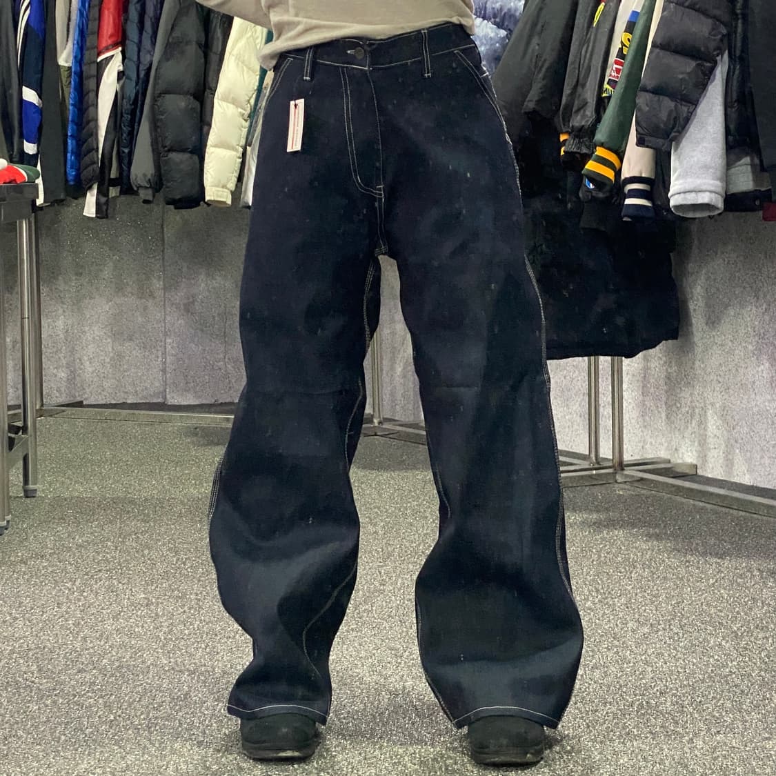 칼하트 와이드 생지 빅포켓 스티치 데님 팬츠 B3769 상품이미지1