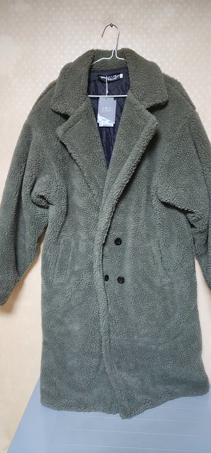 남성 뽀글이 오버핏 양털 자켓 덤블풀오버 점퍼코트2xl새상품 가격인하 상품이미지3