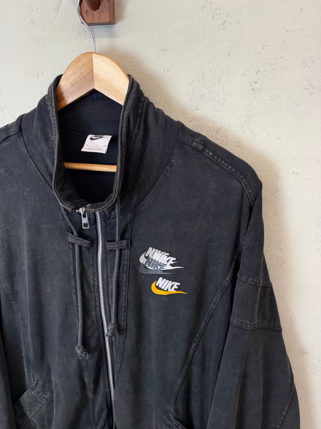 나이키 워시드 멀티로고 코튼 집업 상품이미지4