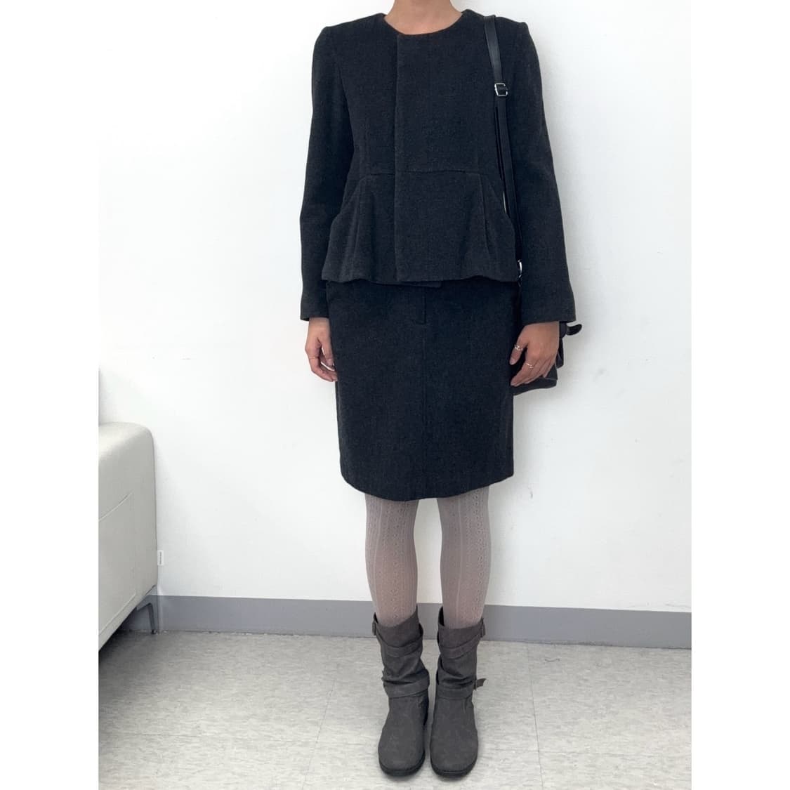 빈티지 차콜 울 자켓 상품이미지2