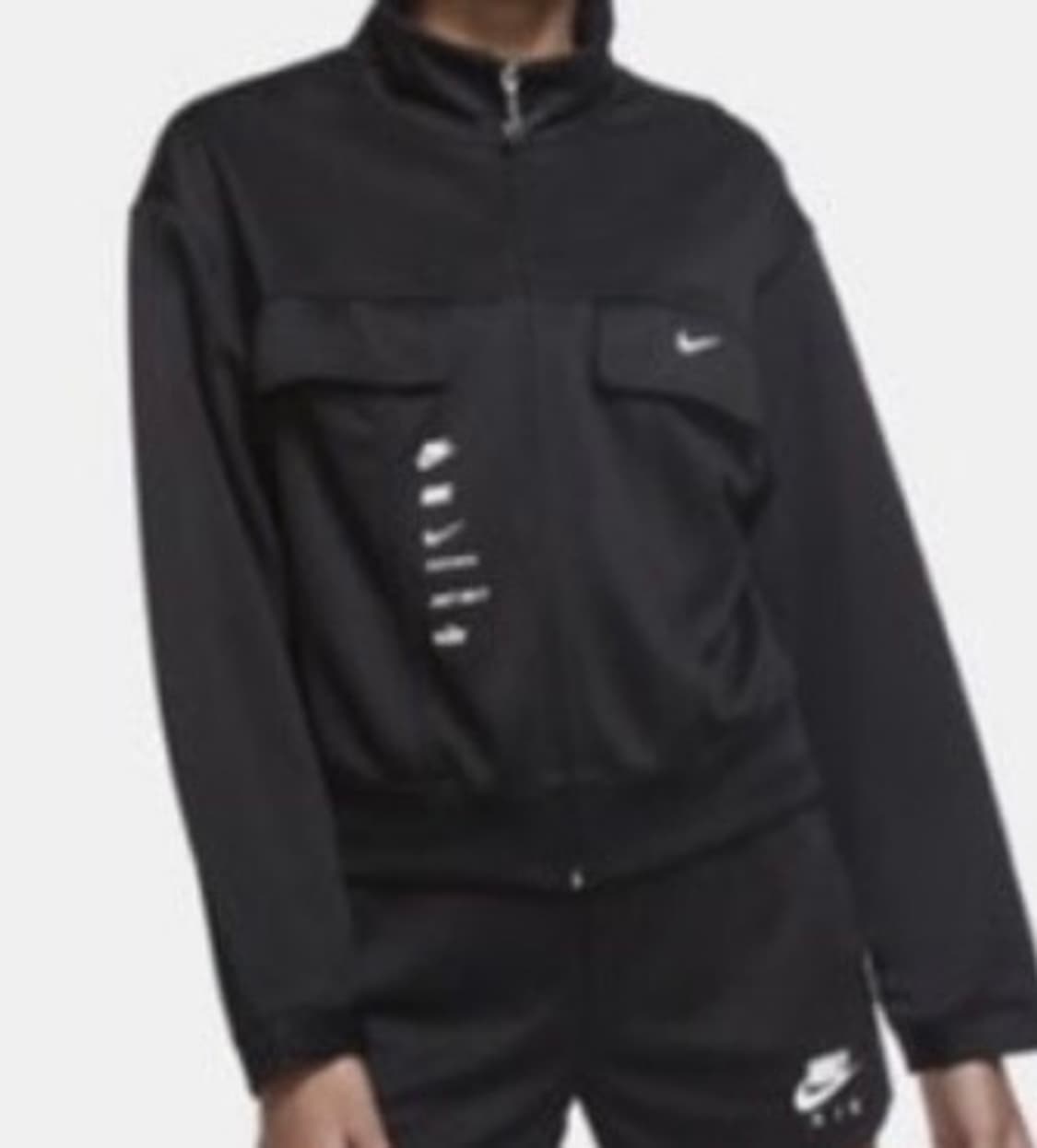 나이키 스우시 크롭 자켓 집업 저지 상품이미지1