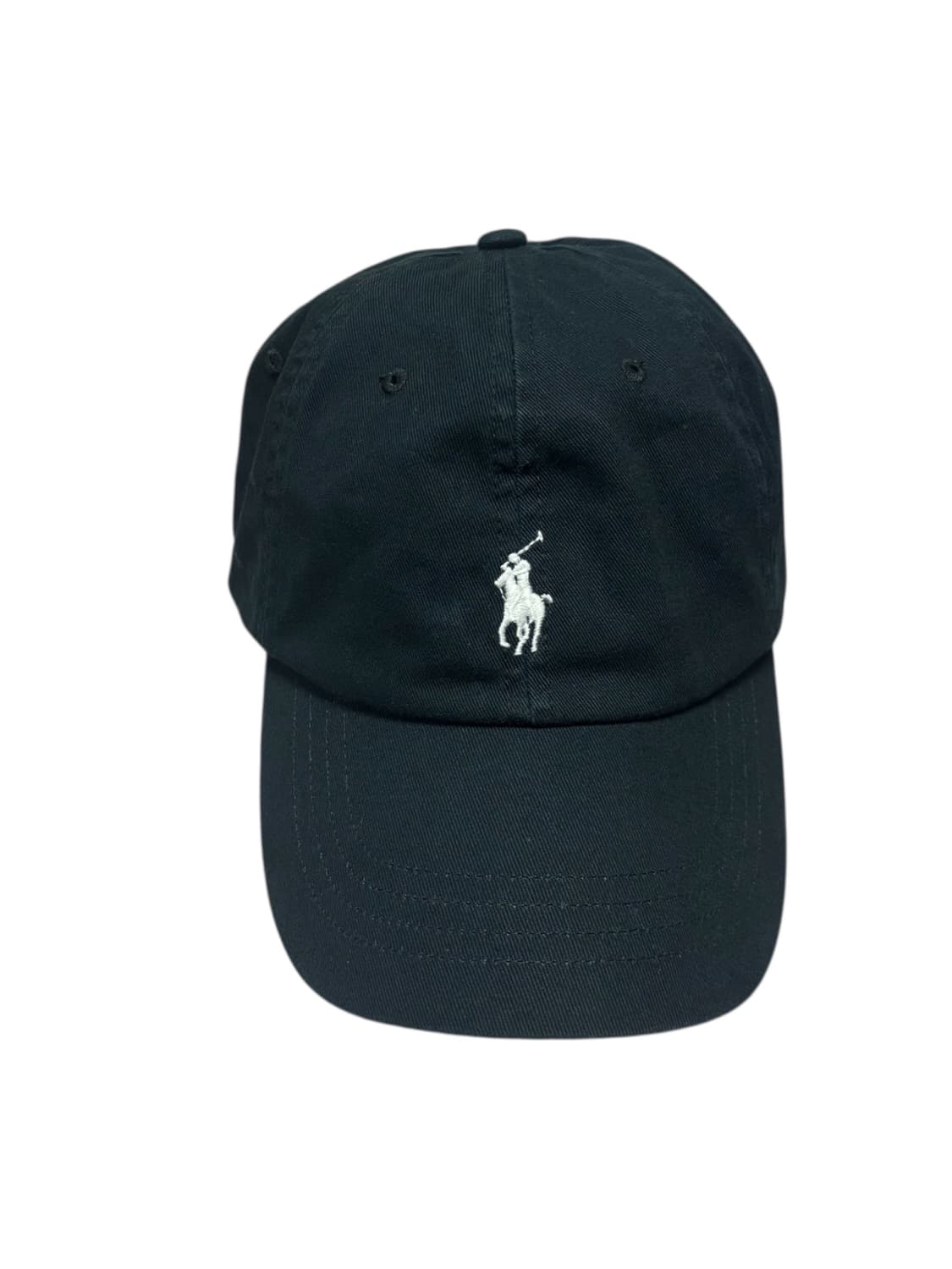 폴로 랄프로렌 블랙 코튼 치노 포니 볼캡 상품이미지1