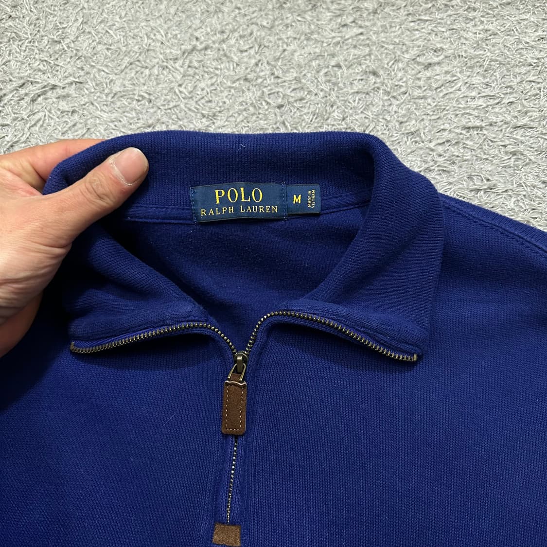 [100] 폴로 반집업니트 상품이미지3