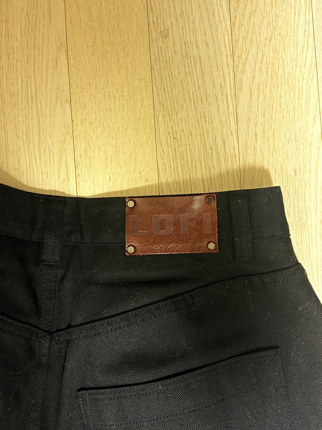 로파이/ 제플린 맥스 와이드 치노팬츠 / 블랙 / L 상품이미지5