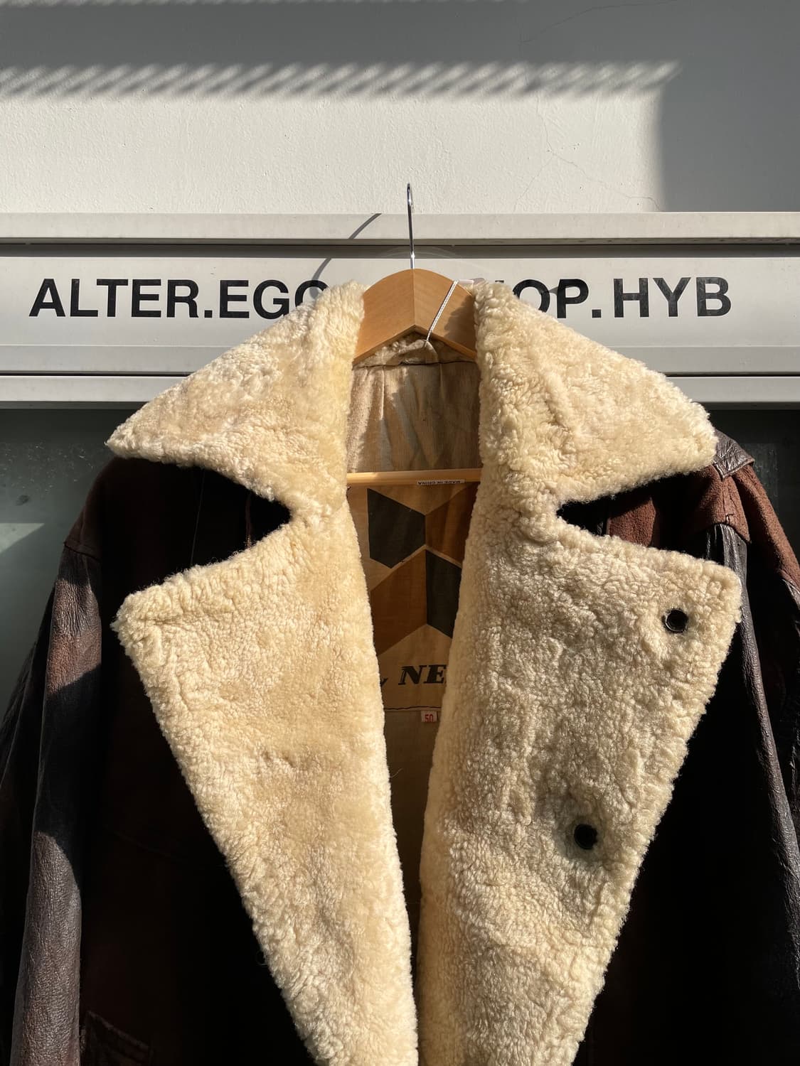 Vintage Real Leather Shearling Mustang 상품이미지8