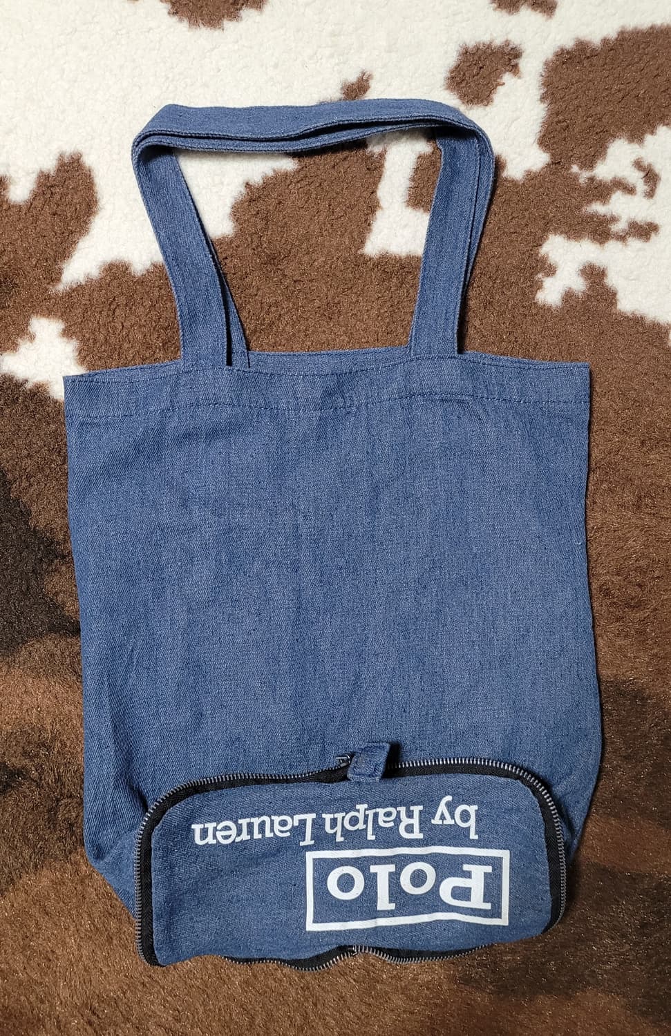 폴로 랄프 로렌  패브릭 휴대용 쇼핑 백 상품이미지1