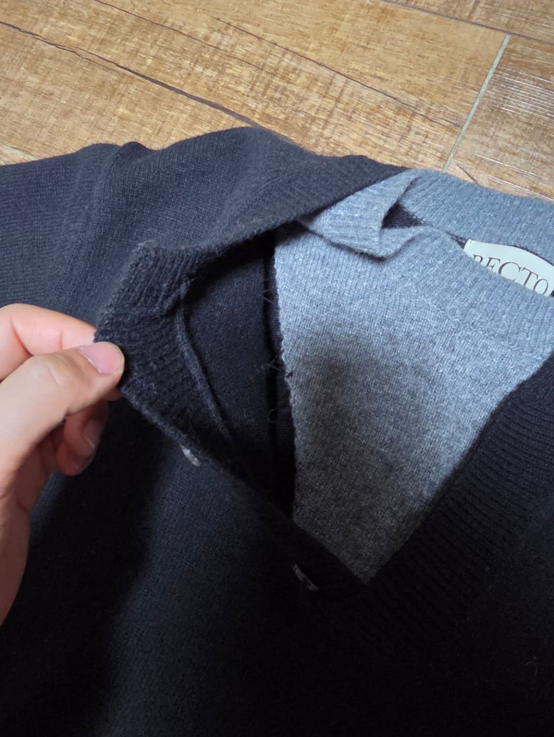 렉토 레이어드 니트 m 상품이미지3