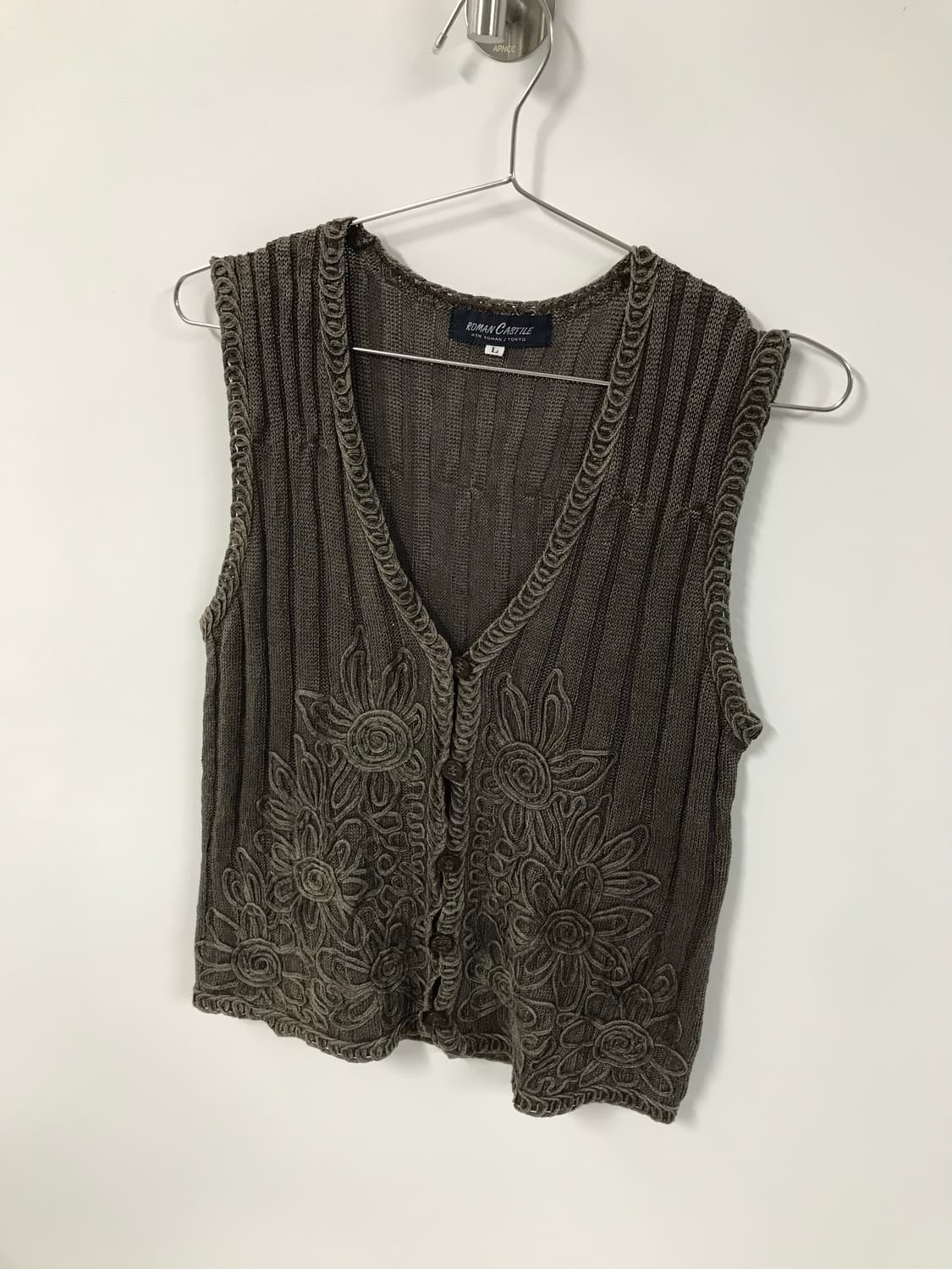 빈티지 니트 베스트 상품이미지3