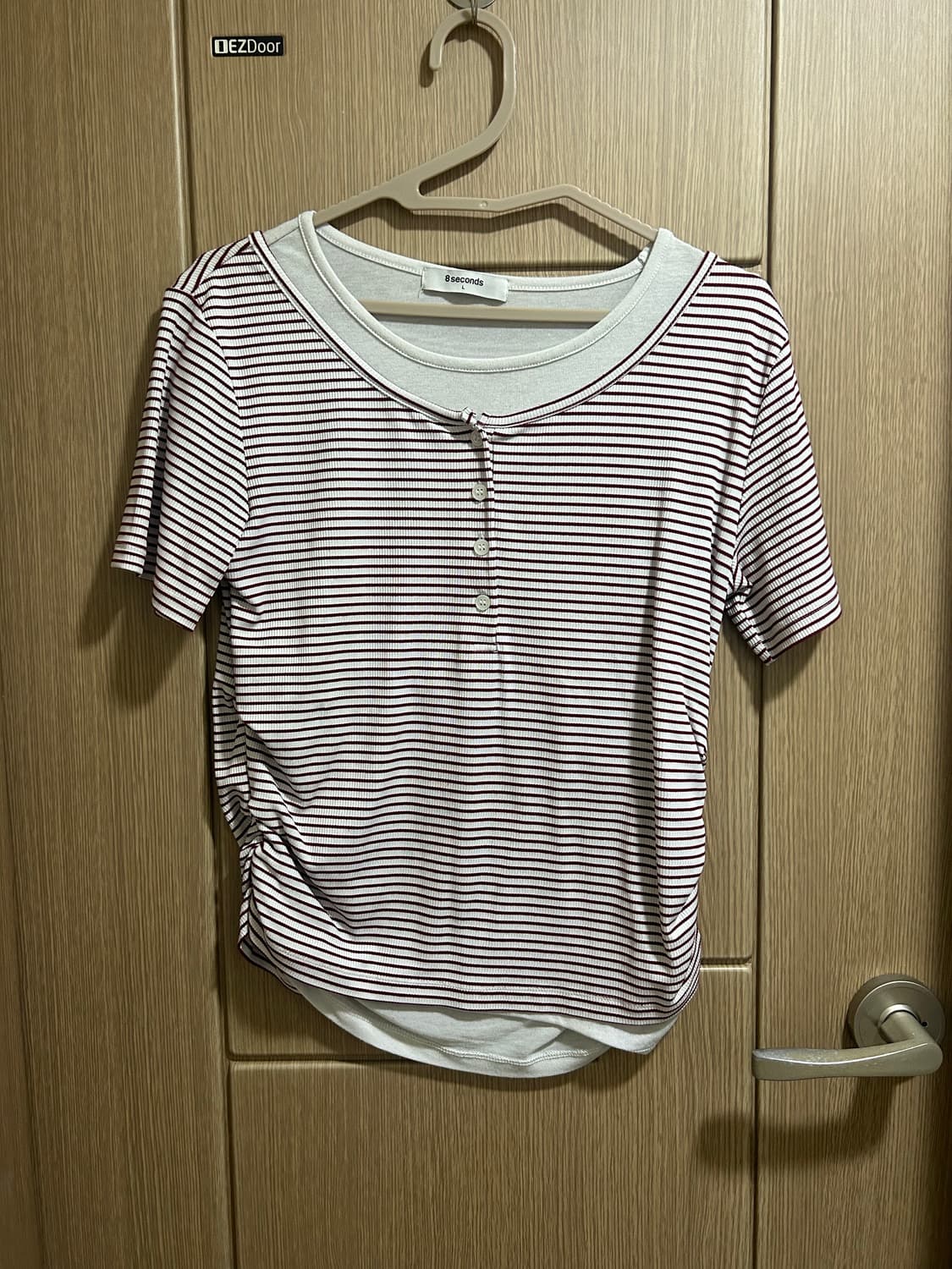 레드 레이어드 티셔츠 상품이미지2