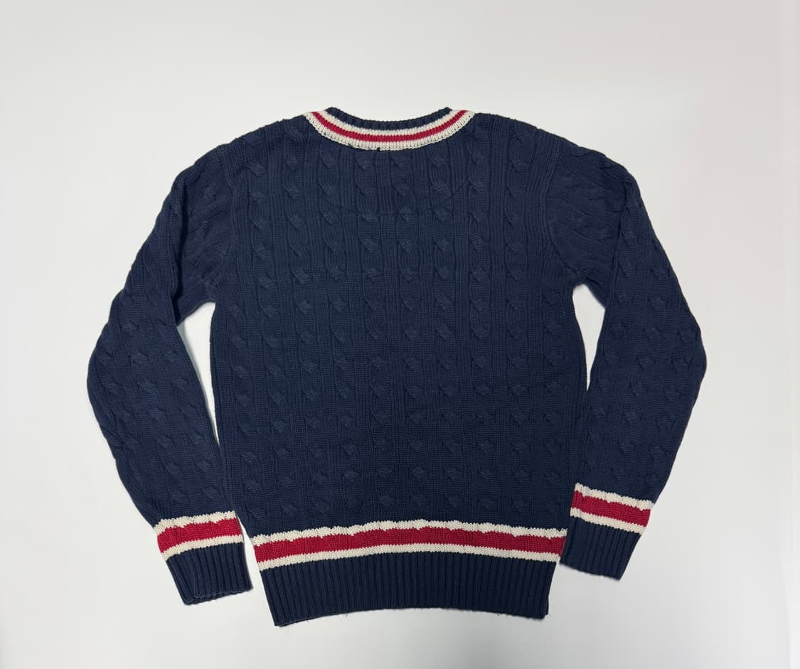 여성 귀여운 빈폴 BeanPole 꽈배기 니트 s 네이비 상품이미지2