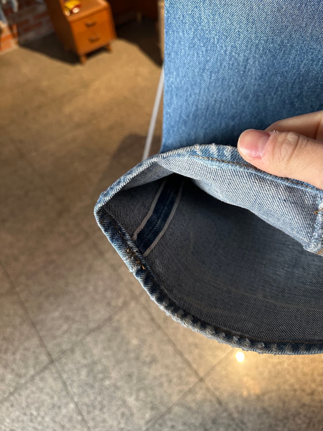 80s USA 빈티지 리바이스 501 셀비지 데님 팬츠 상품이미지5