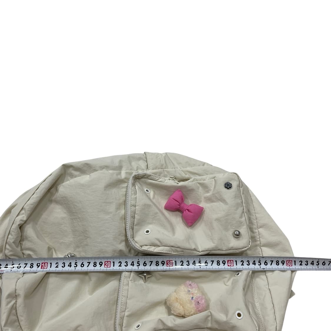 COLLER 꼴레 백팩 가방 아이보리 화이트 상품이미지7