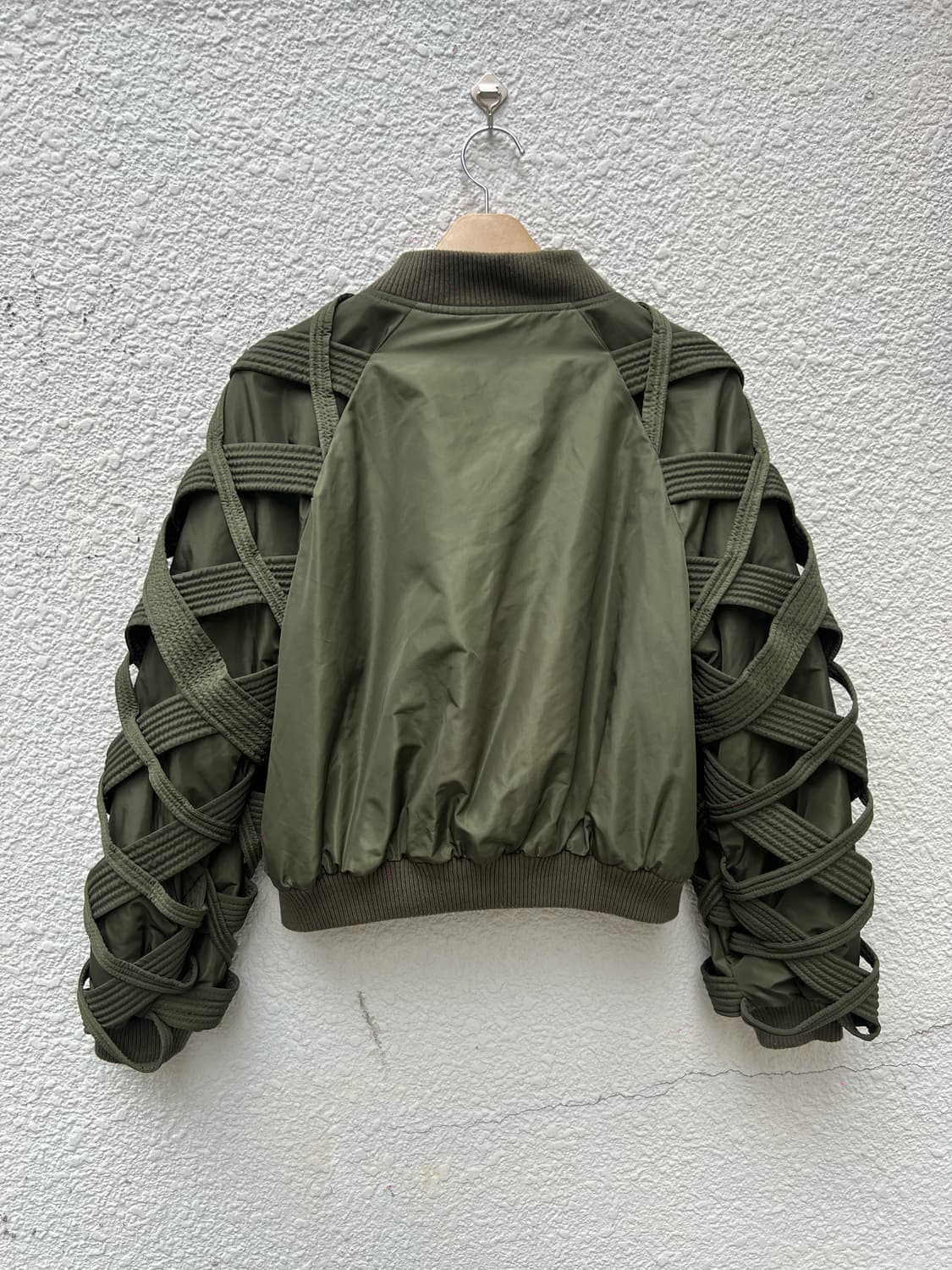 IS NEW YORK 랩 디테일 봄버 자켓 상품이미지2