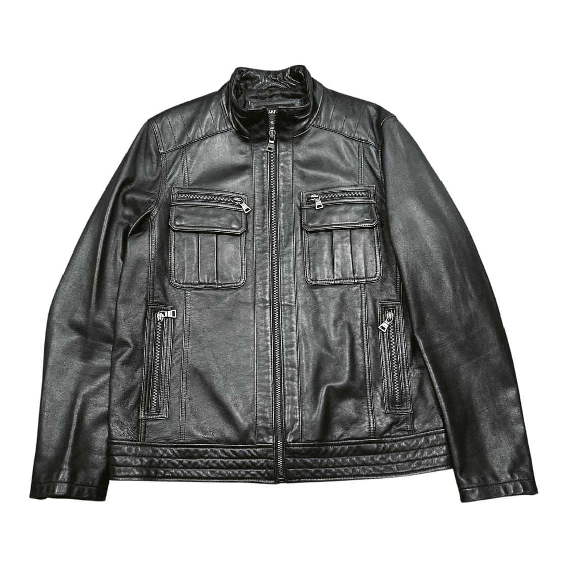 ✨ (바배) 카레라 이태리 램스킨 멀티포켓 양가죽 라이더 자켓  상품이미지1