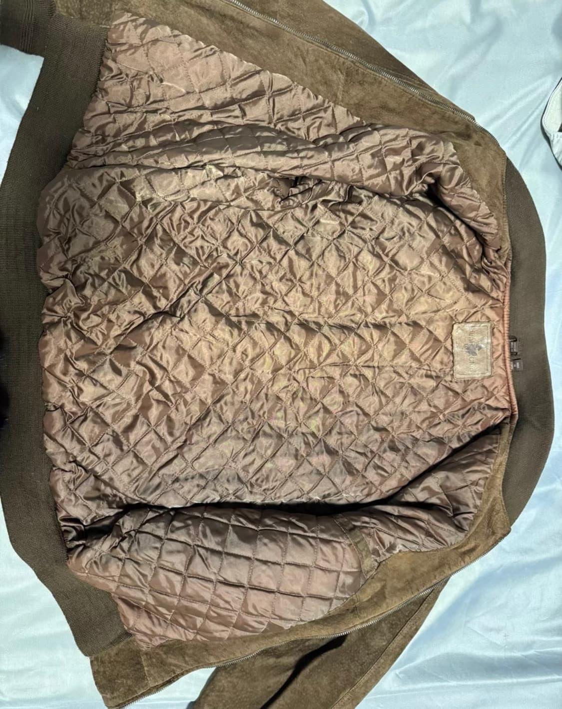  [Vintage] 일본 빈티지 브라운 스웨이드 레더 자켓 상품이미지3