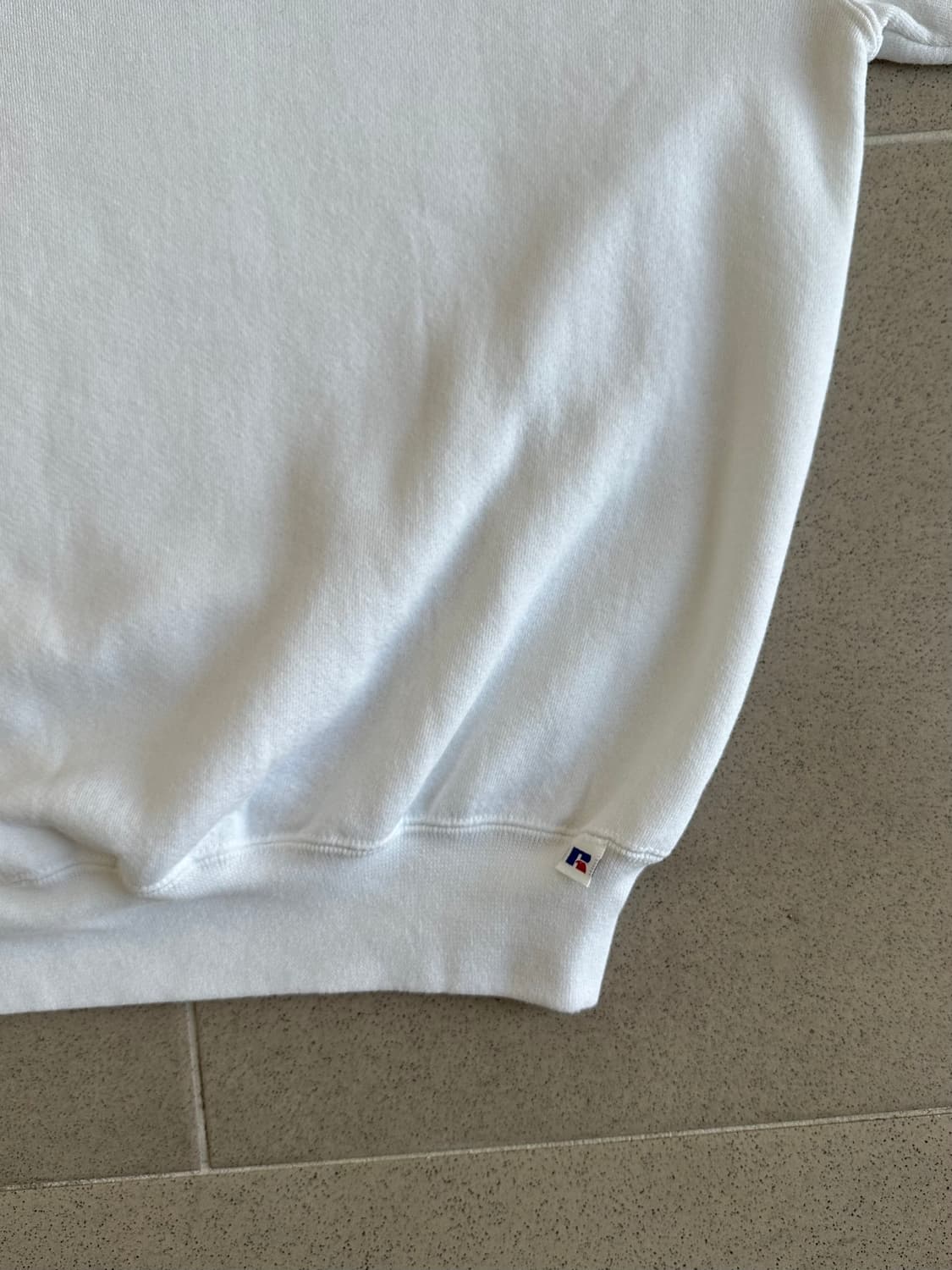 90s 빈티지 러셀 스웻셔츠 화이트 XL USA 상품이미지3
