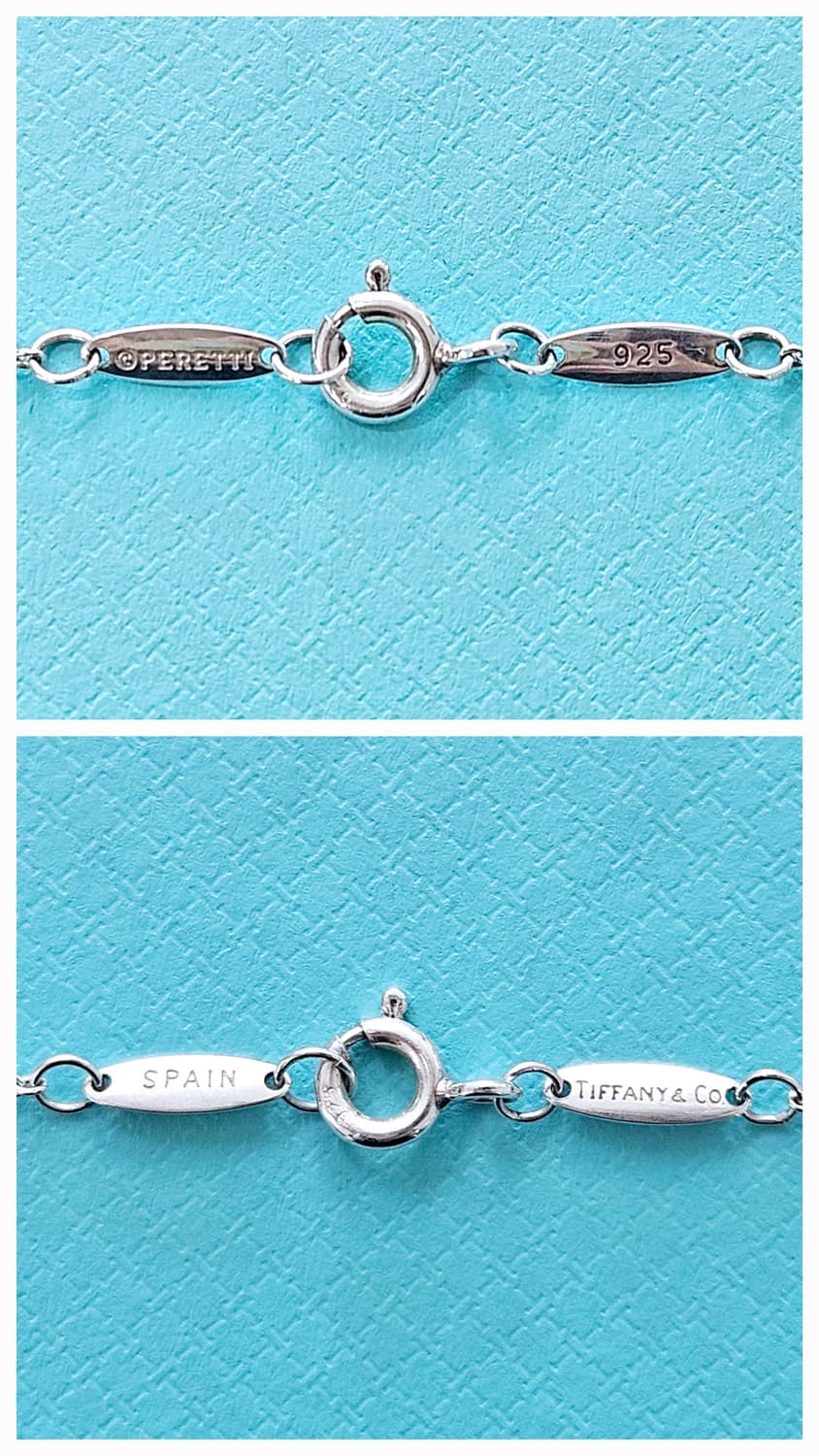 티파니앤코 엘사퍼레티 빈 실버 목걸이 [정품/신형풀구성] 상품이미지3