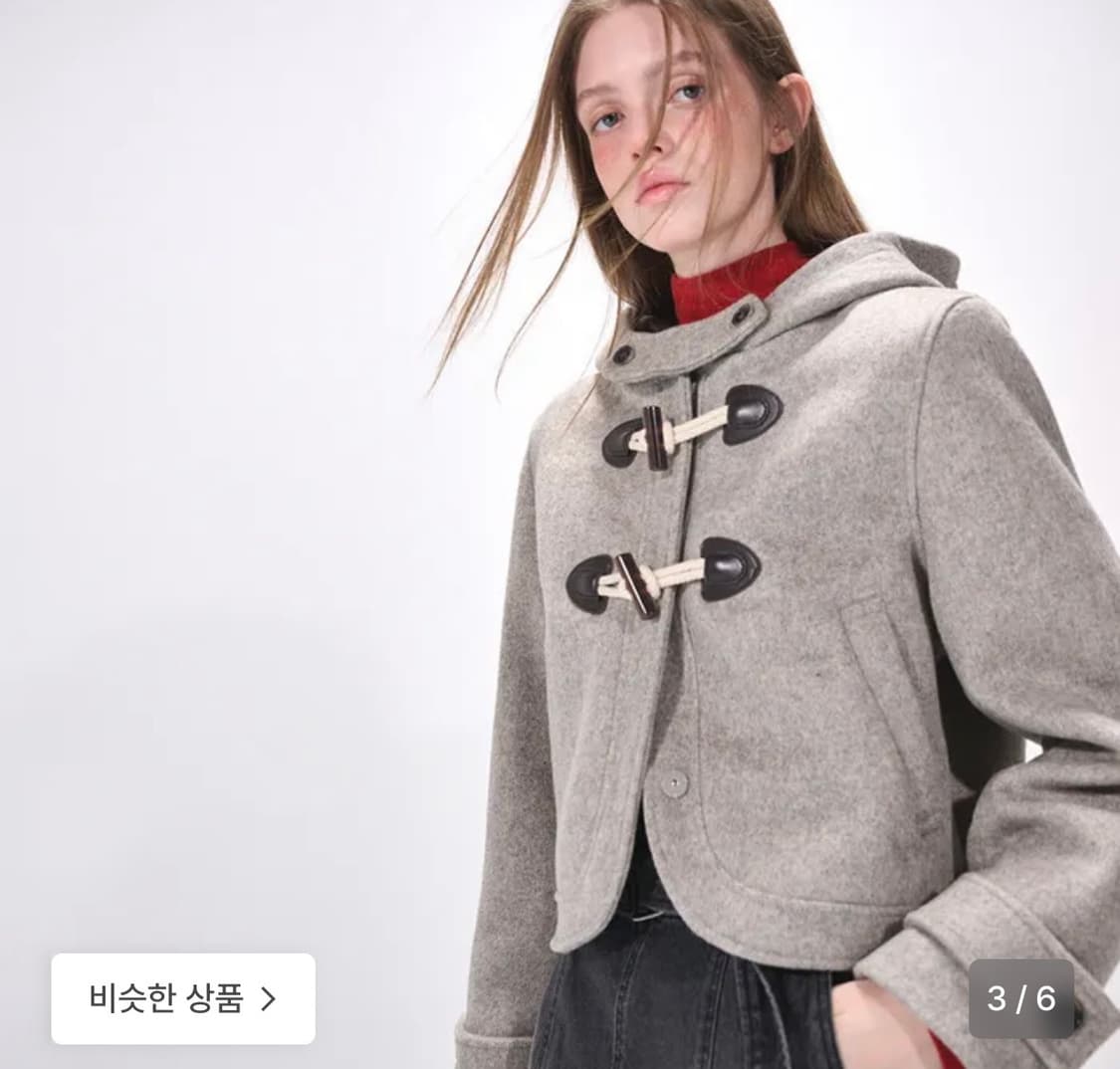 에트몽 후드 크롭 코트 / 떡볶이 코트 상품이미지1