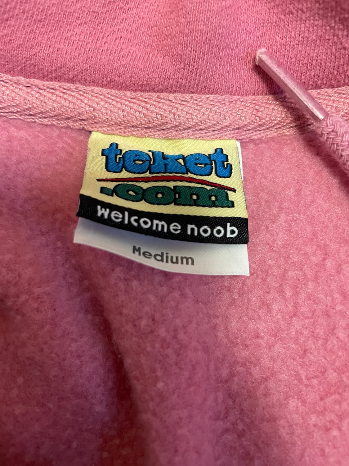 테켓 하프집업 핑크 m 상품이미지4