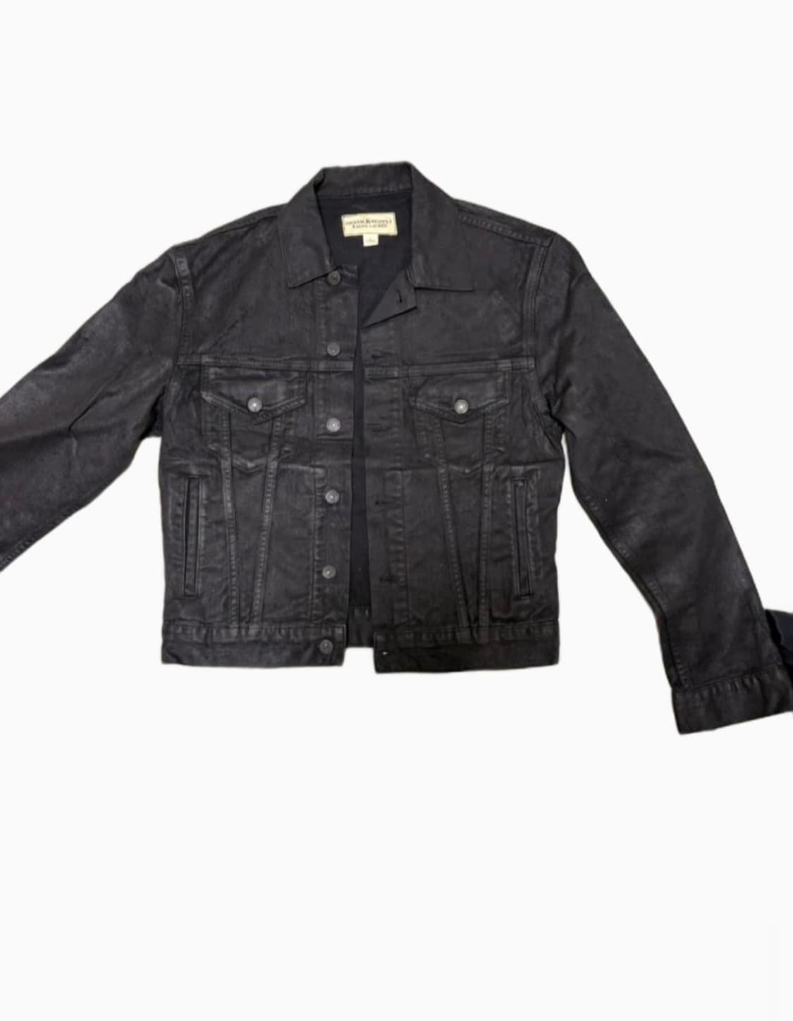 XS) 폴로 랄프로렌 데님 앤 서플라이 코팅 왁스 데님 트러커 자켓 상품이미지1