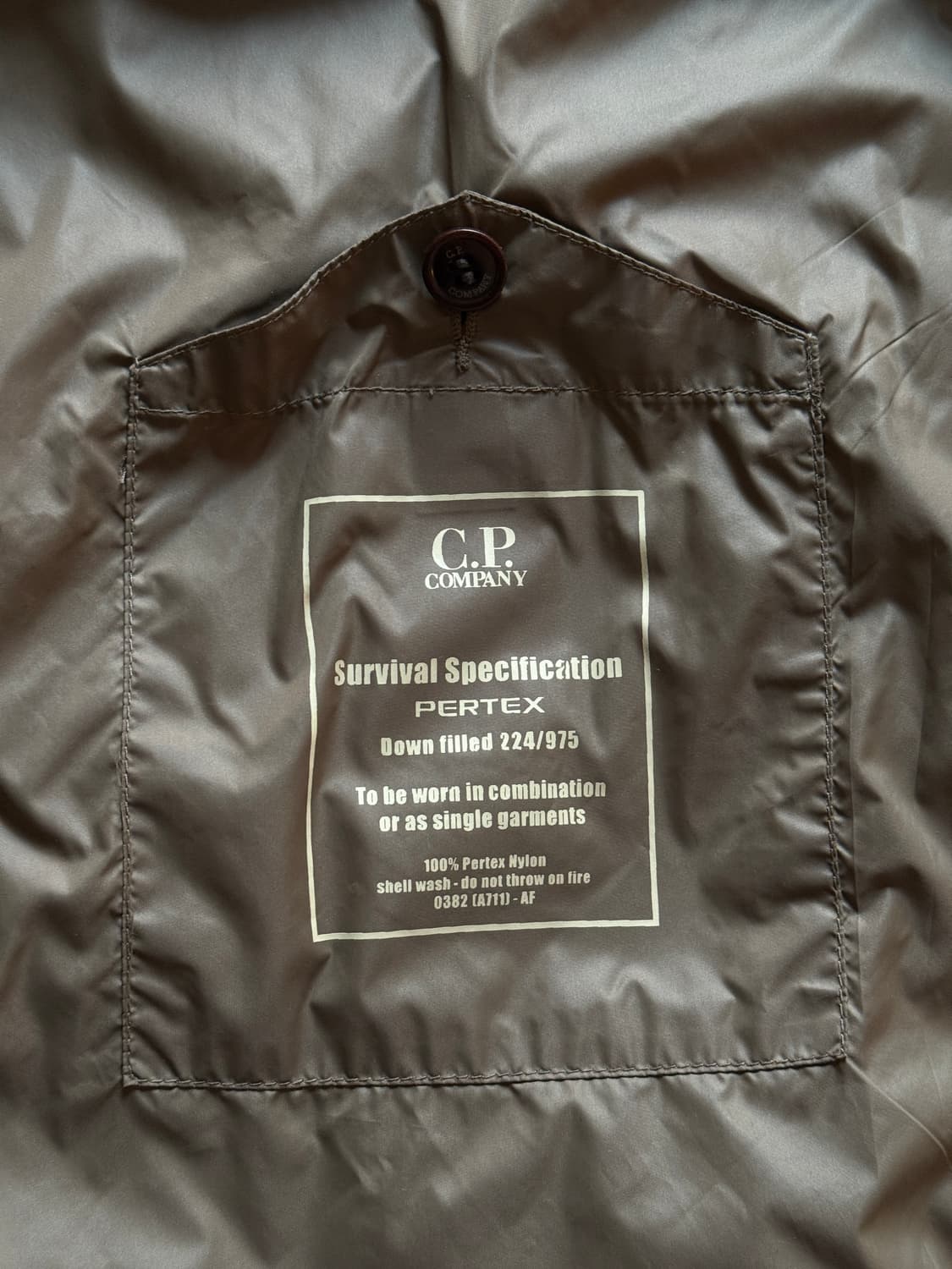 cp컴퍼니 퍼텍스 패딩코트 (Brown) 50 상품이미지4