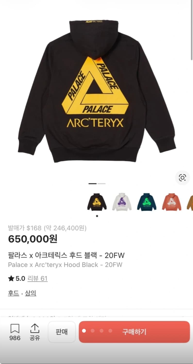 아크테릭스 x 팔라스  상품이미지1