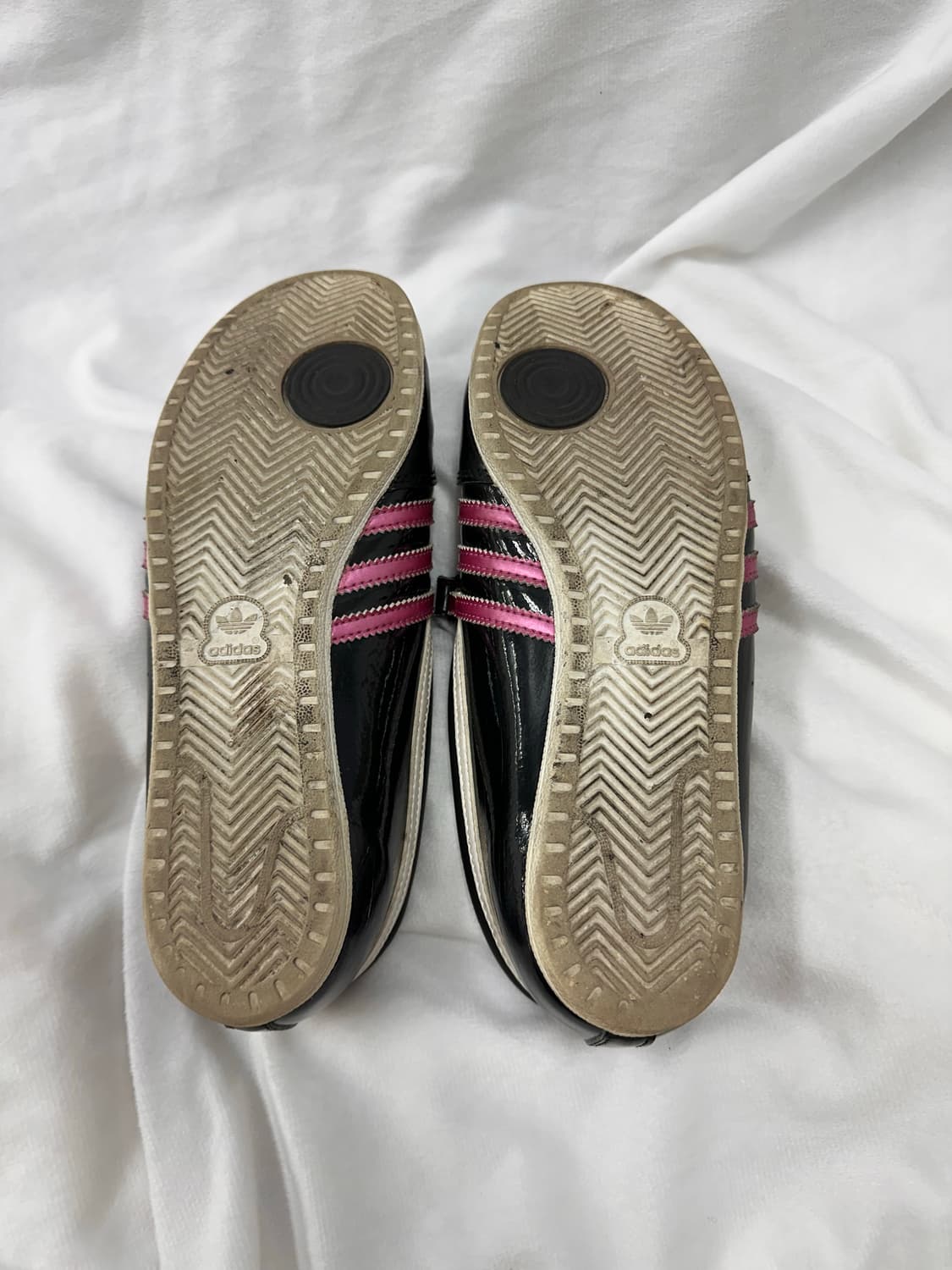 (245)아디다스 에나멜 플랫 슈즈 검핑 상품이미지7